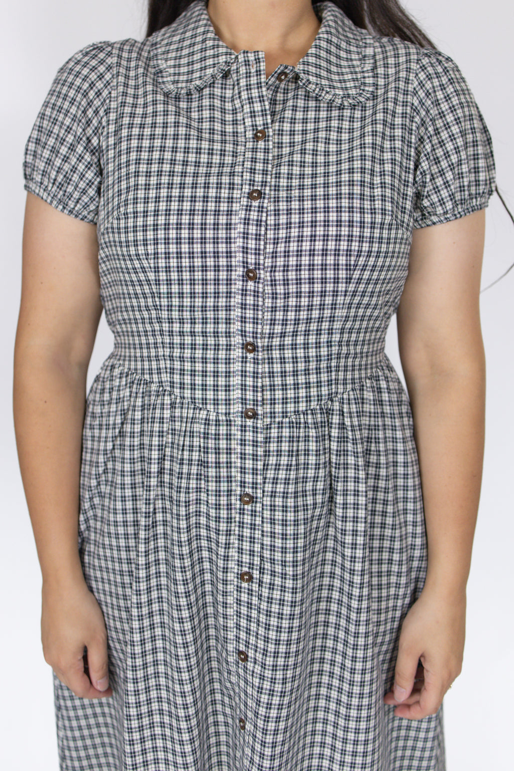 Lottie Collared Plaid Dress