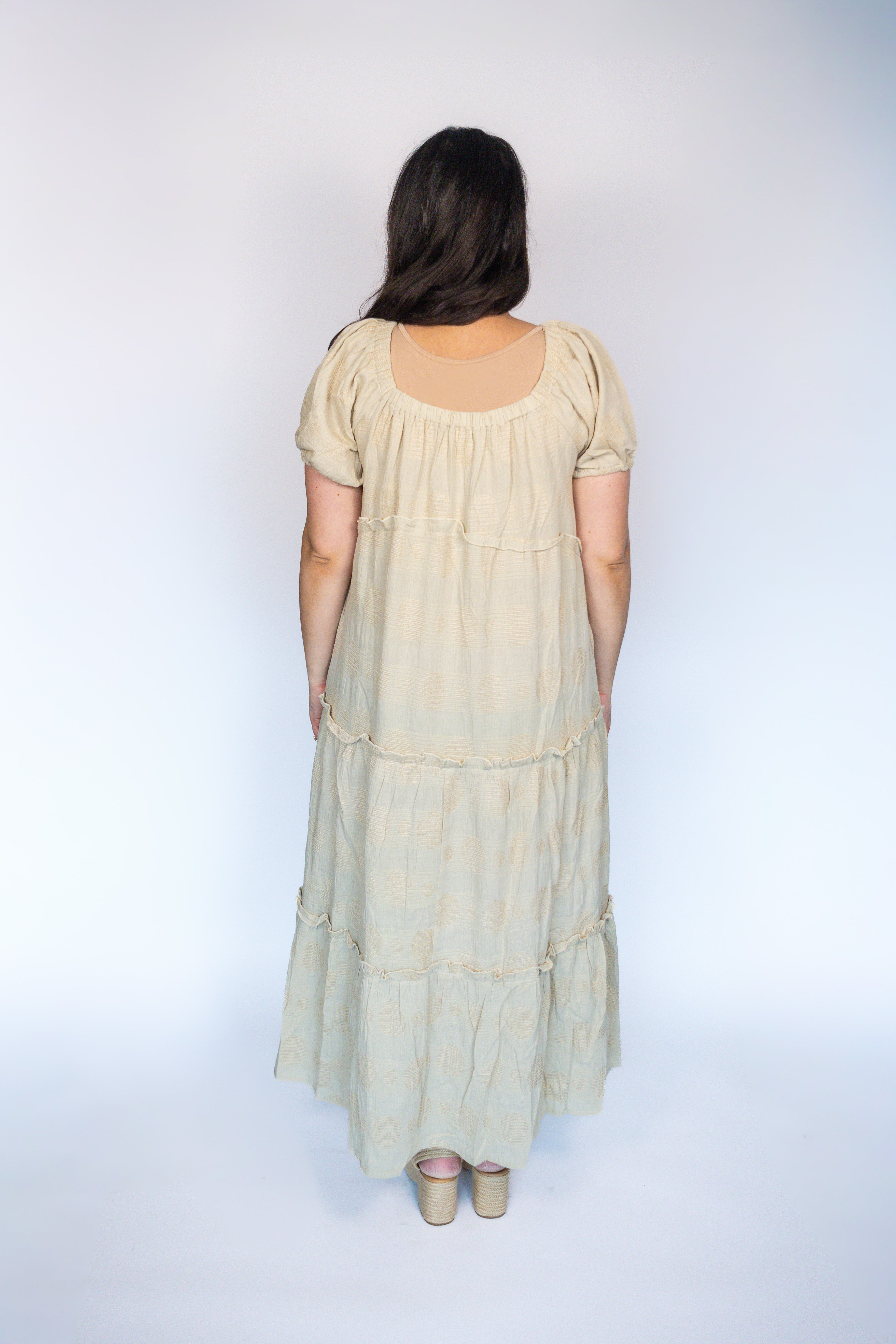 Jane Ruffle Tiered Maxi Dress