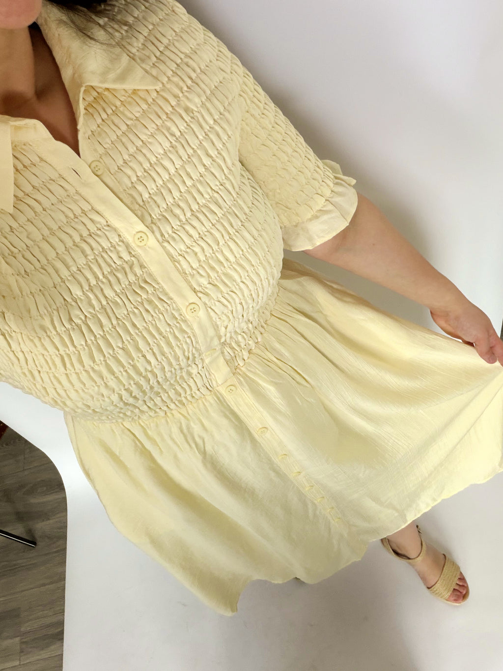 Sunny Smocked Midi Dress