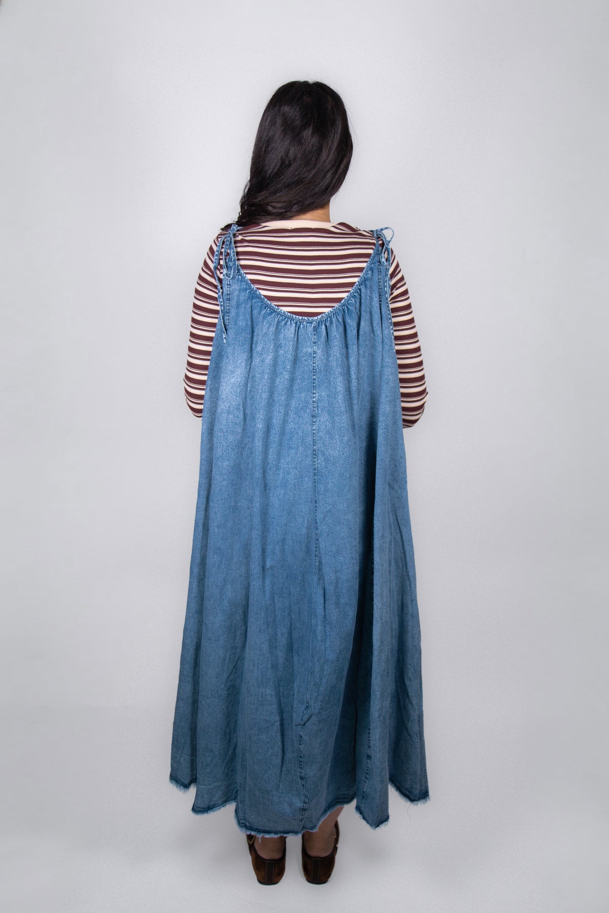 Charlie Flowy Denim Dress