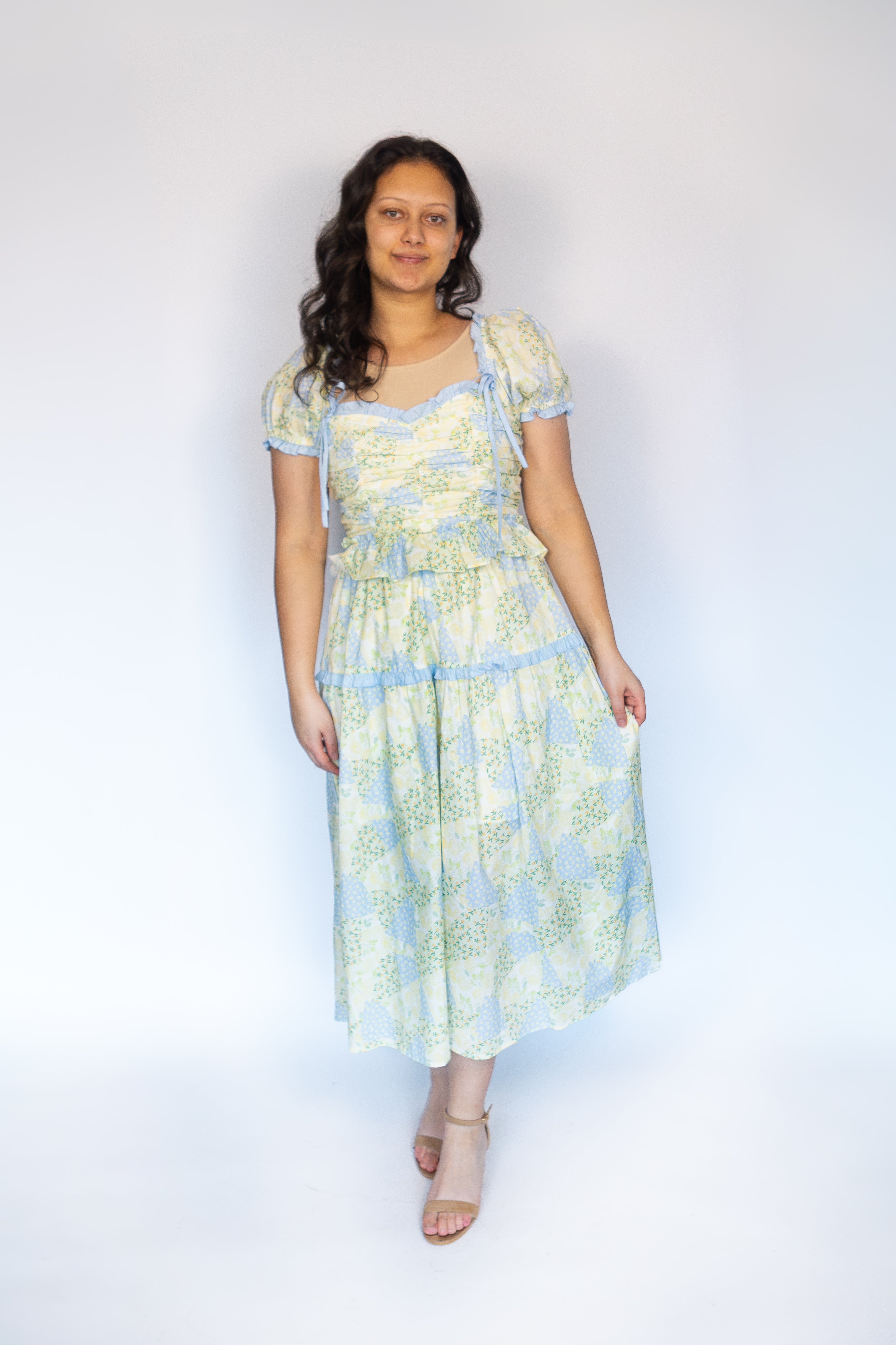 Camilla Floral Ruffle Dress