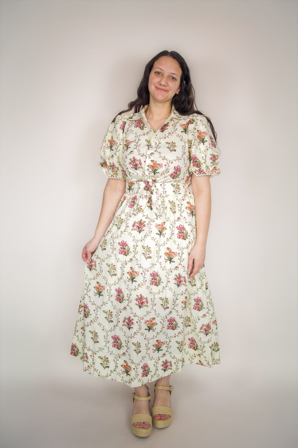 Elodie Floral Midi Dress