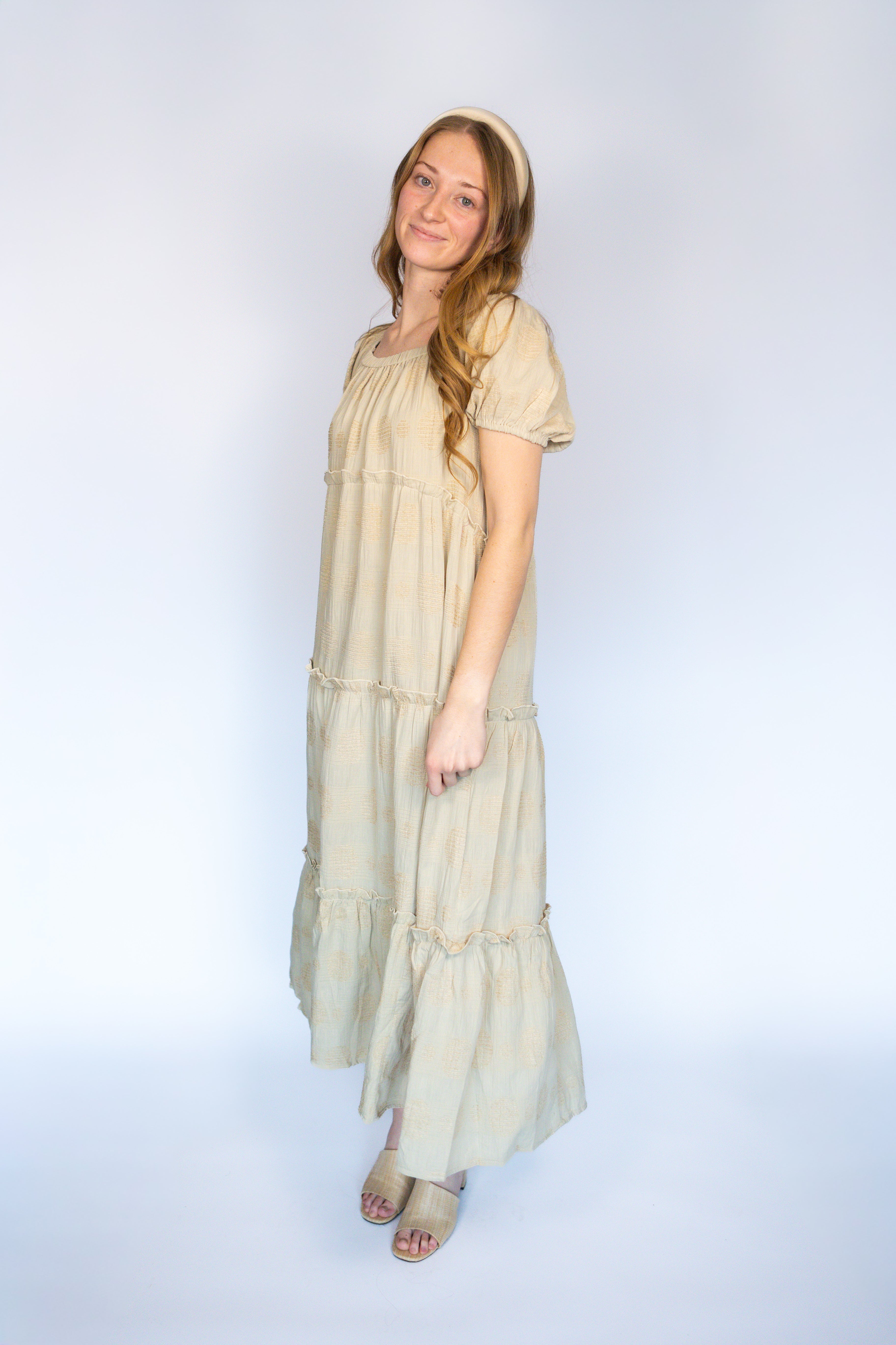 Jane Ruffle Tiered Maxi Dress