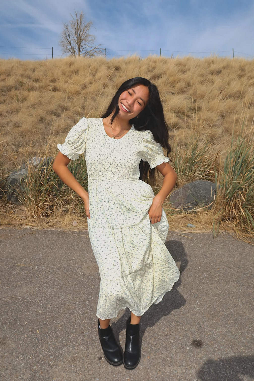 McCall Dress in Morning Mist
