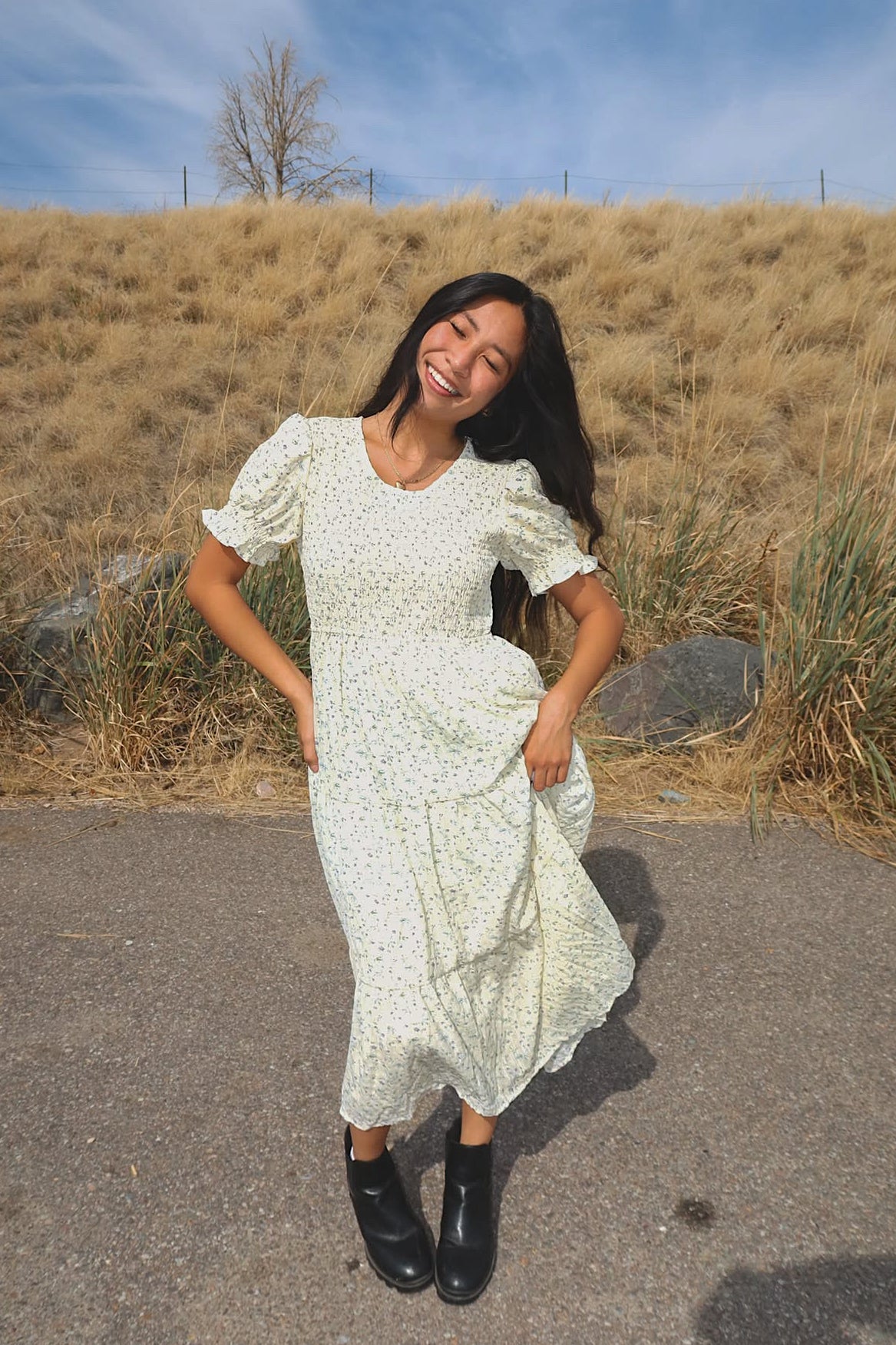 McCall Dress in Morning Mist