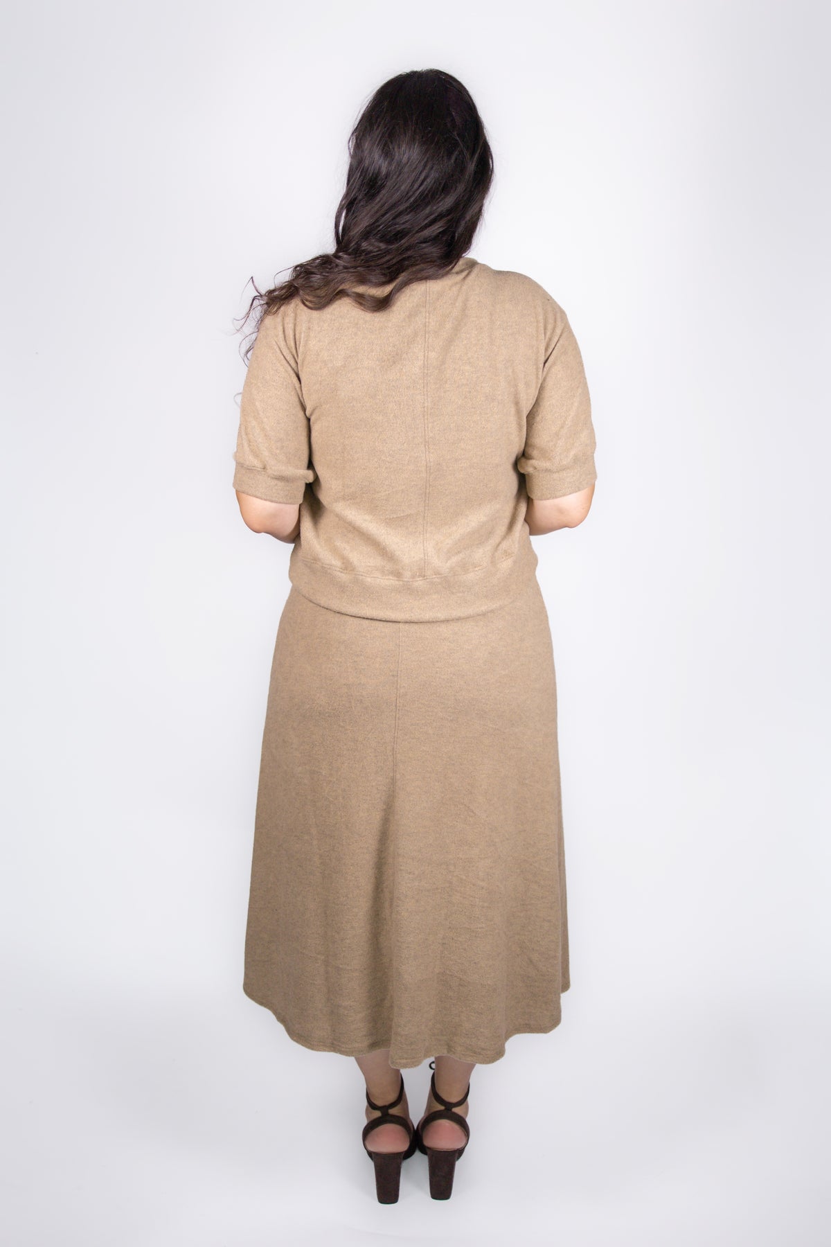 Mila Soft Sweater Set in Sand