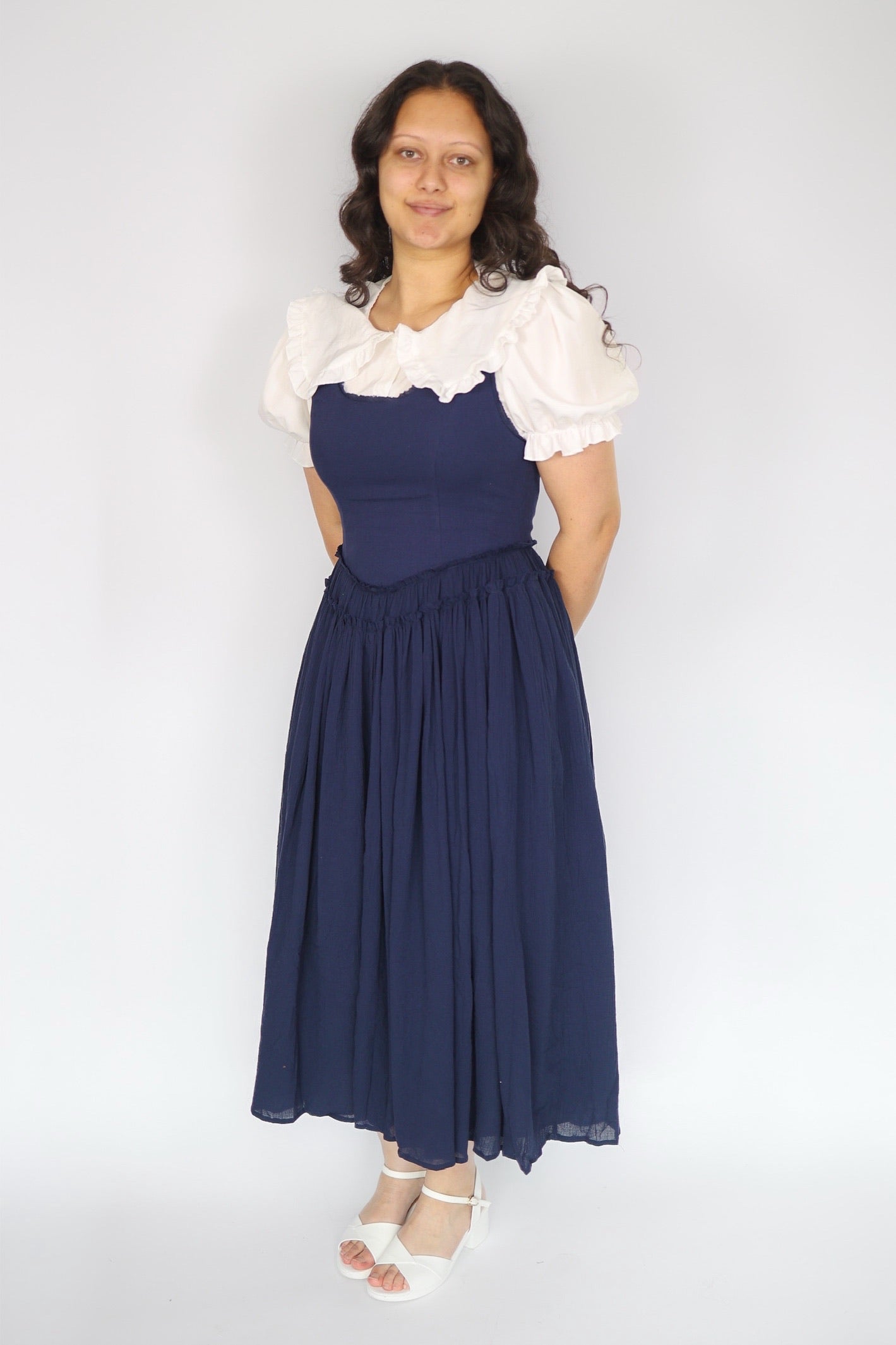 Robin Basque Waist Tank Dress