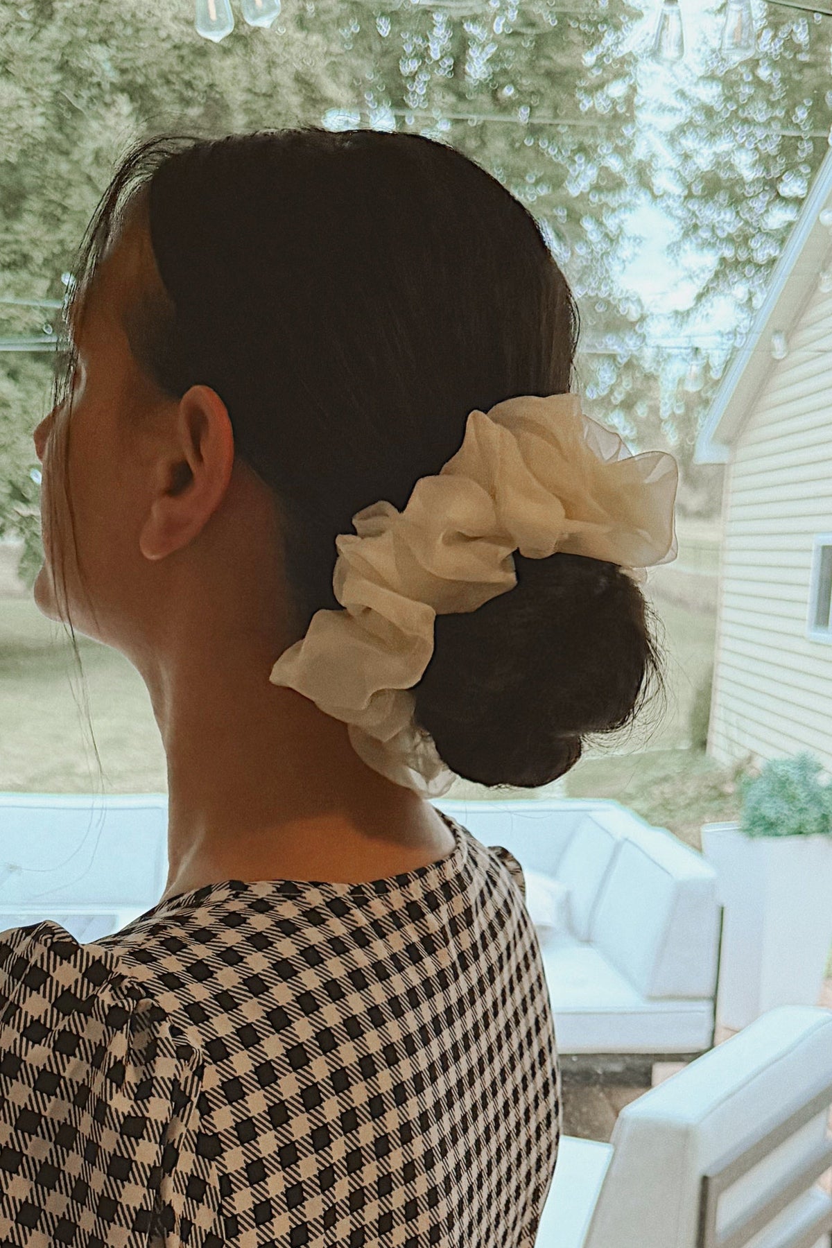 Jumbo Chiffon Hair Scrunchie
