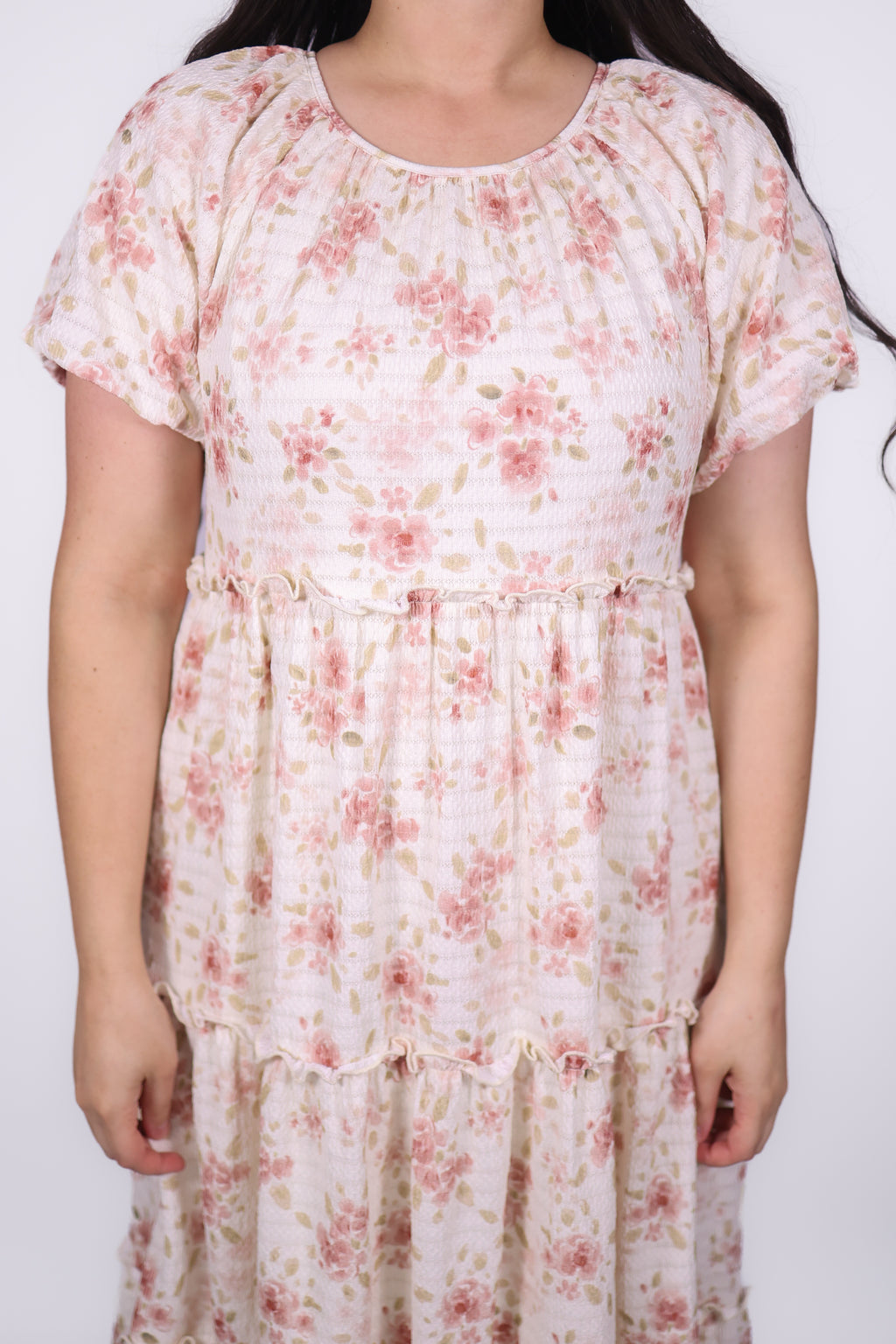 Serena Midi Dress in Mulberry