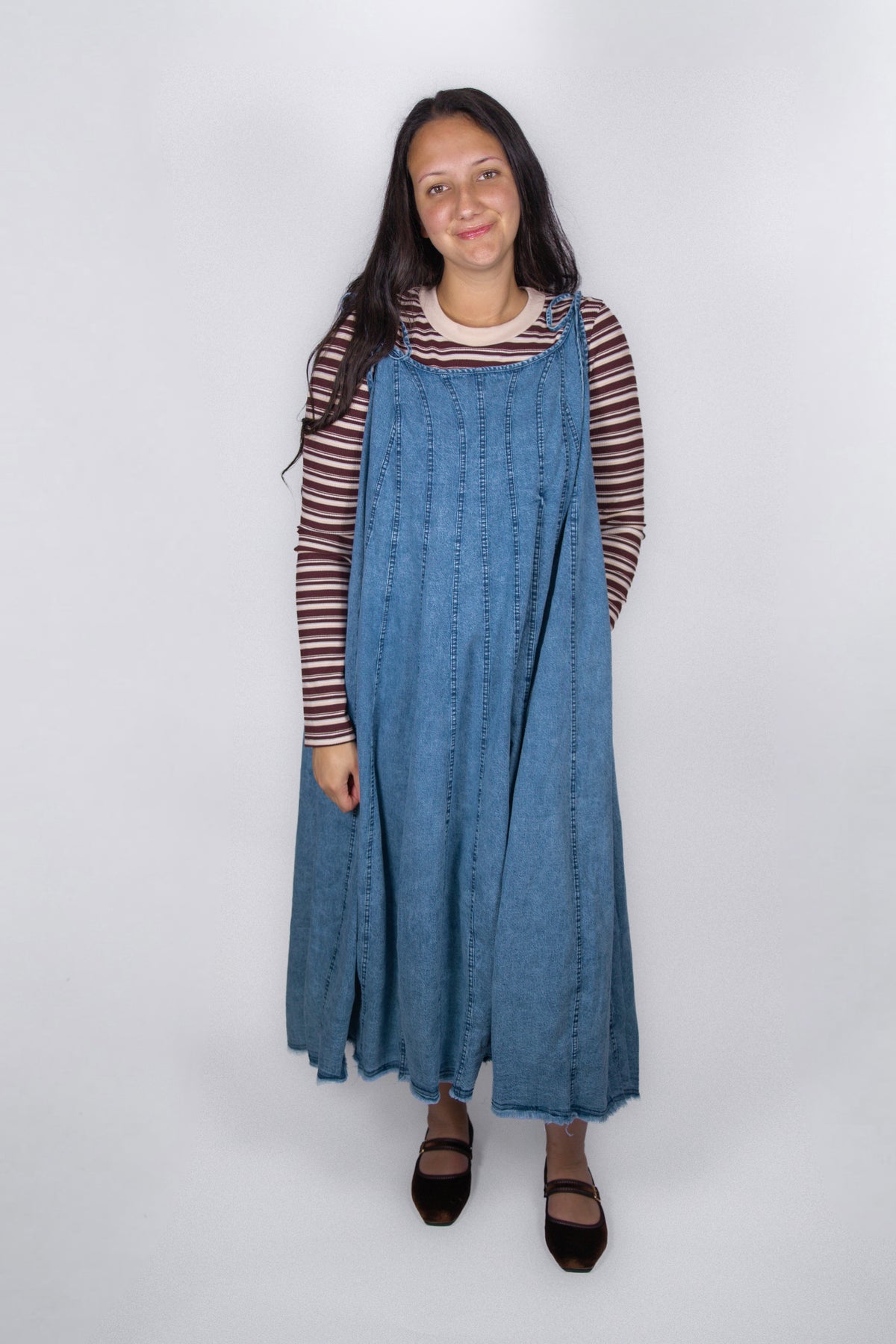 Charlie Flowy Denim Dress