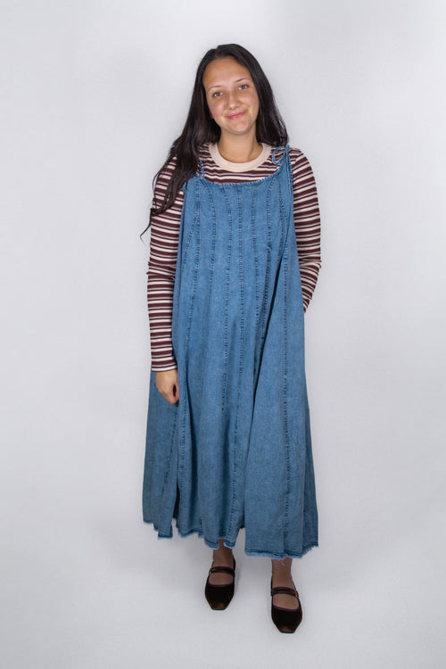 Charlie Flowy Denim Dress