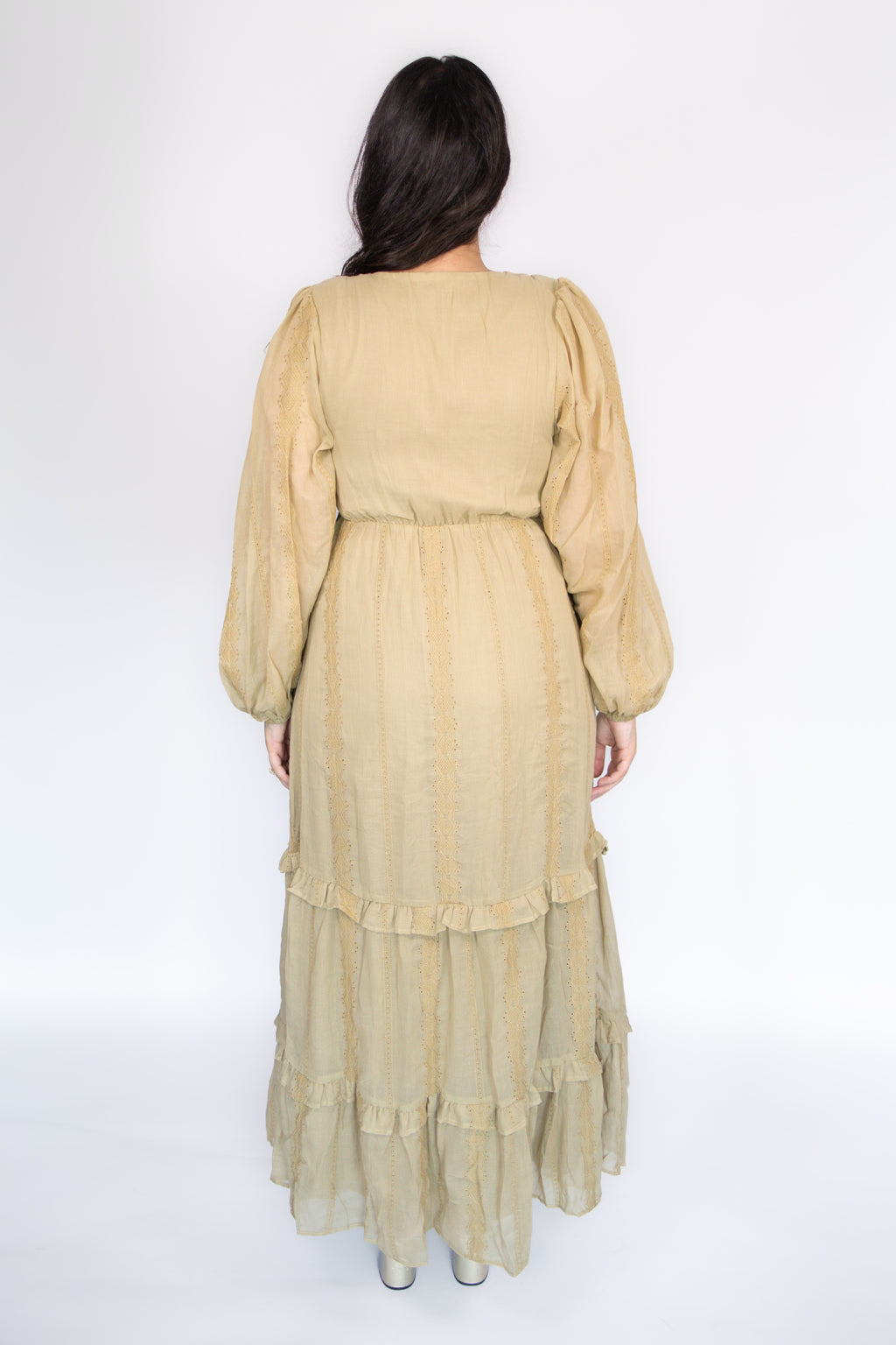 Brynn Olive Maxi Dress