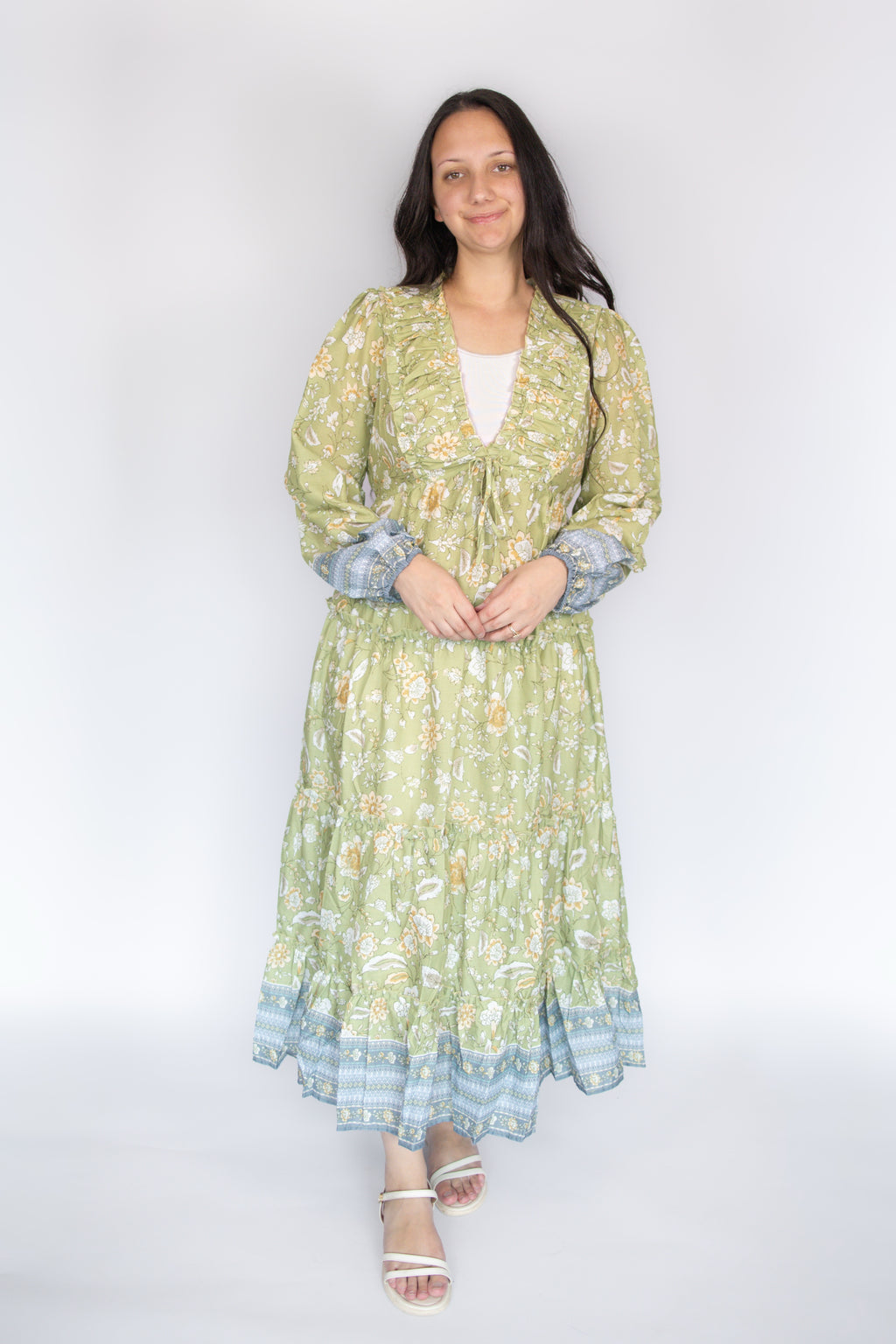 Vera Tiered Midi Dress
