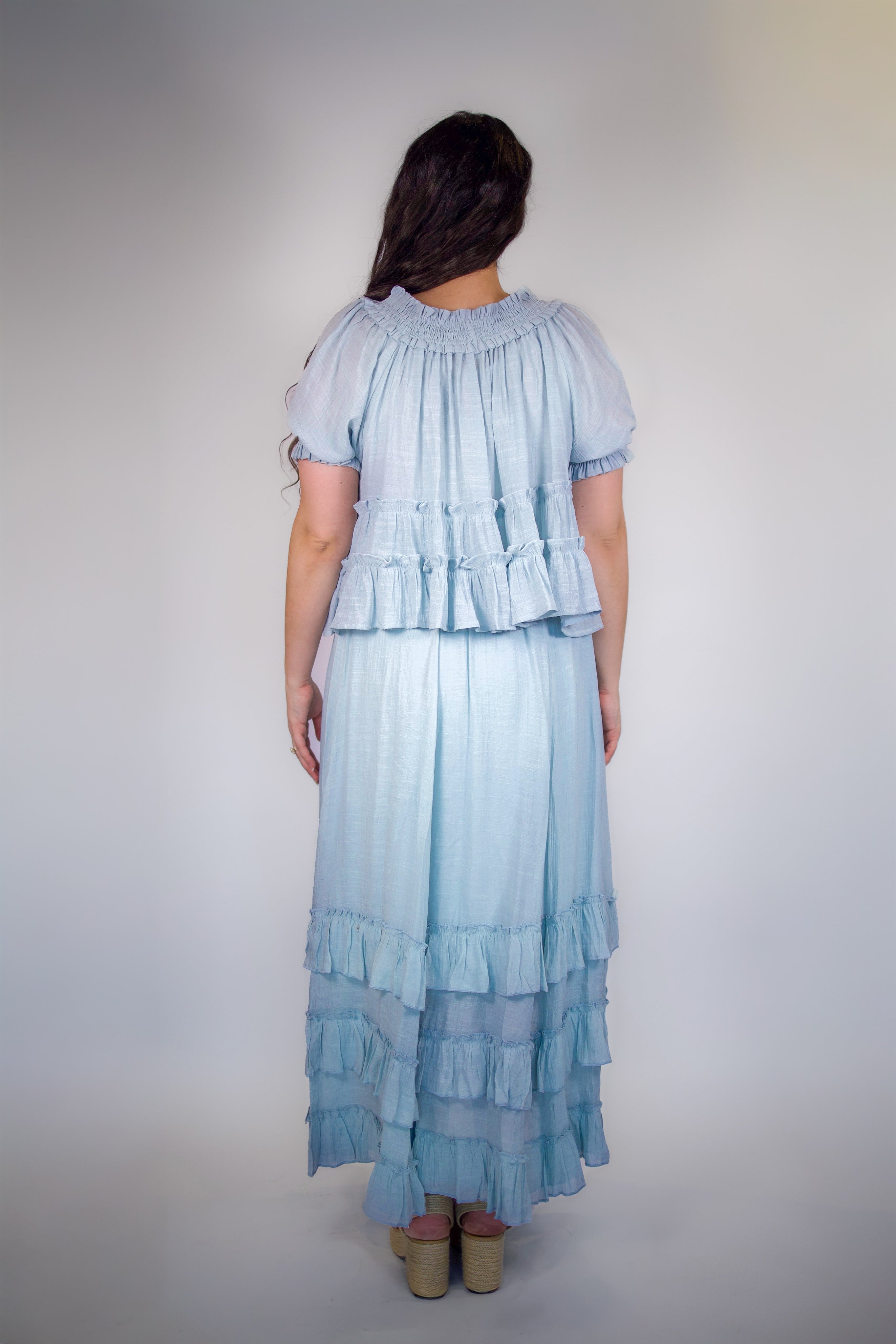 Brielle Ruffle Maxi Set