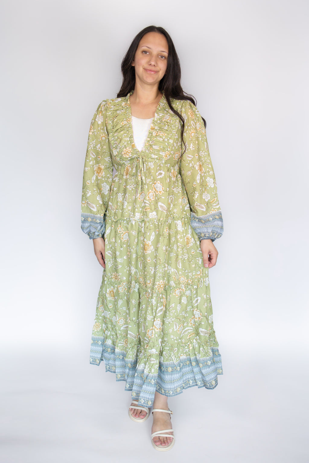 Vera Tiered Midi Dress