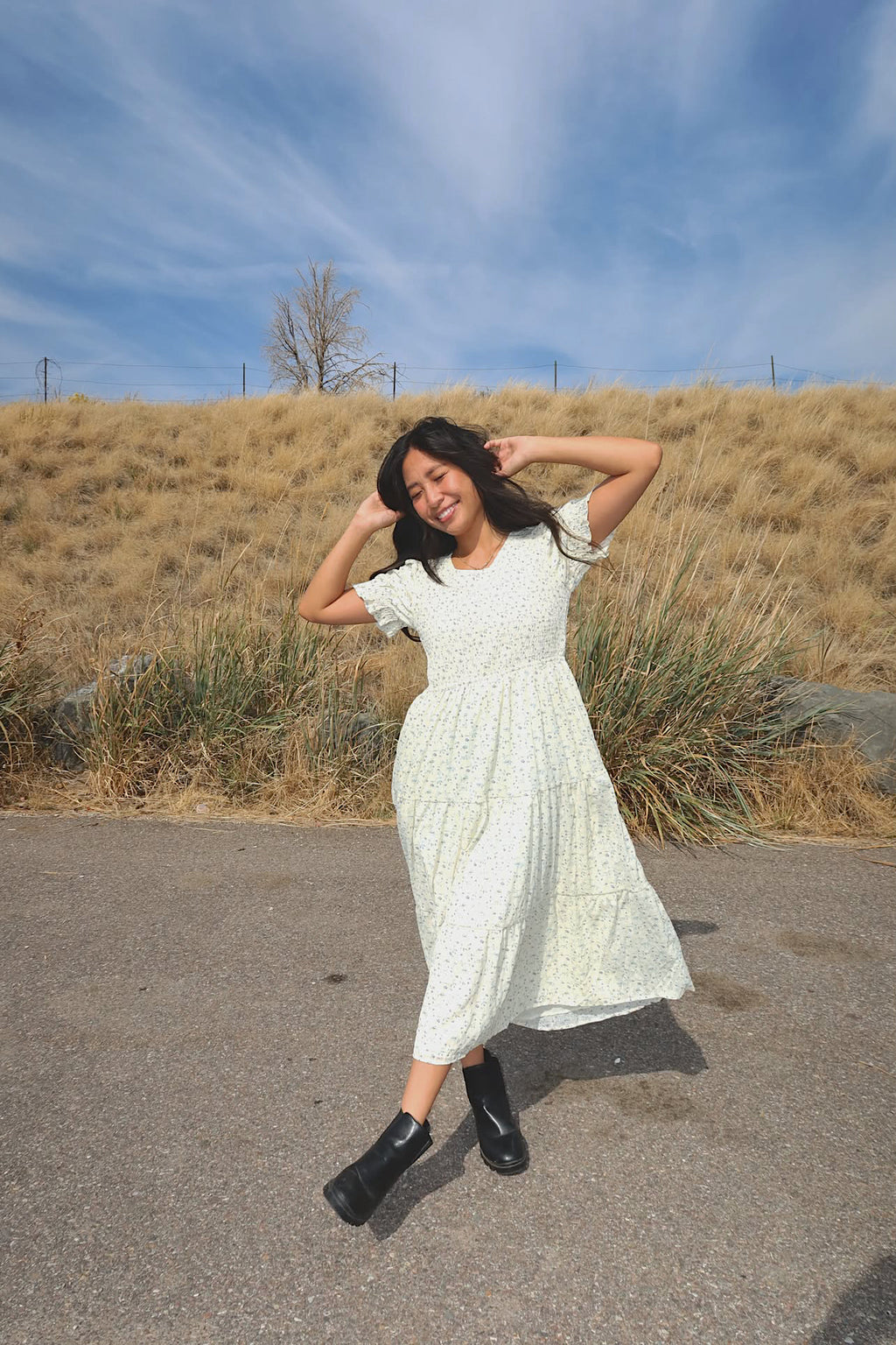 McCall Dress in Morning Mist