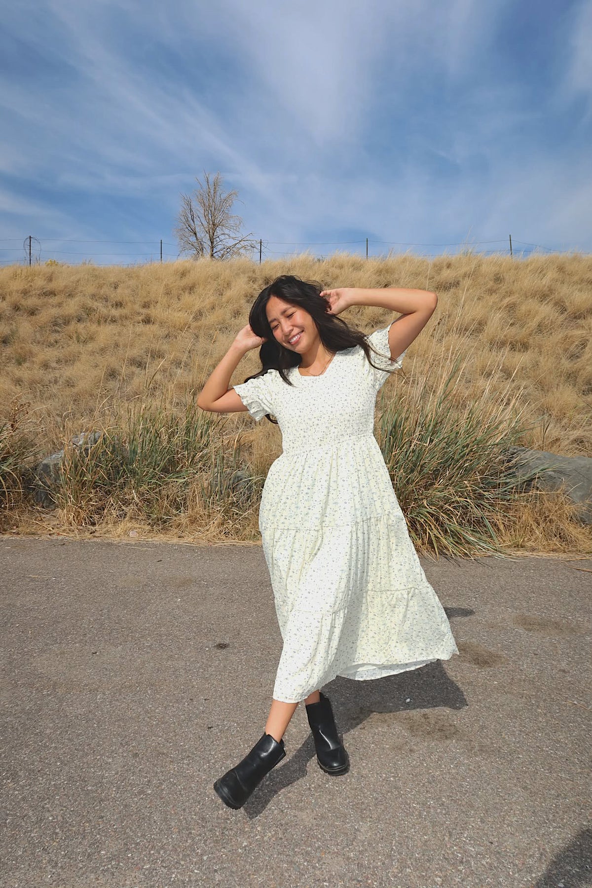 McCall Dress in Morning Mist
