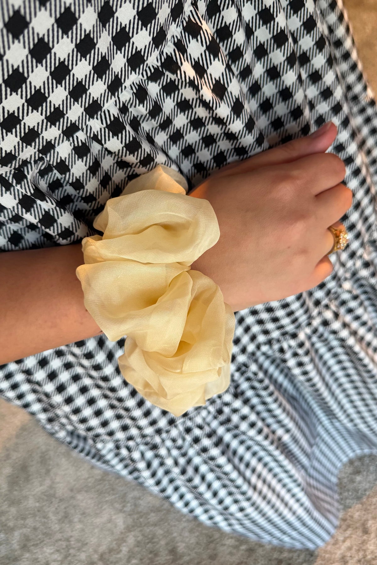 Jumbo Chiffon Hair Scrunchie