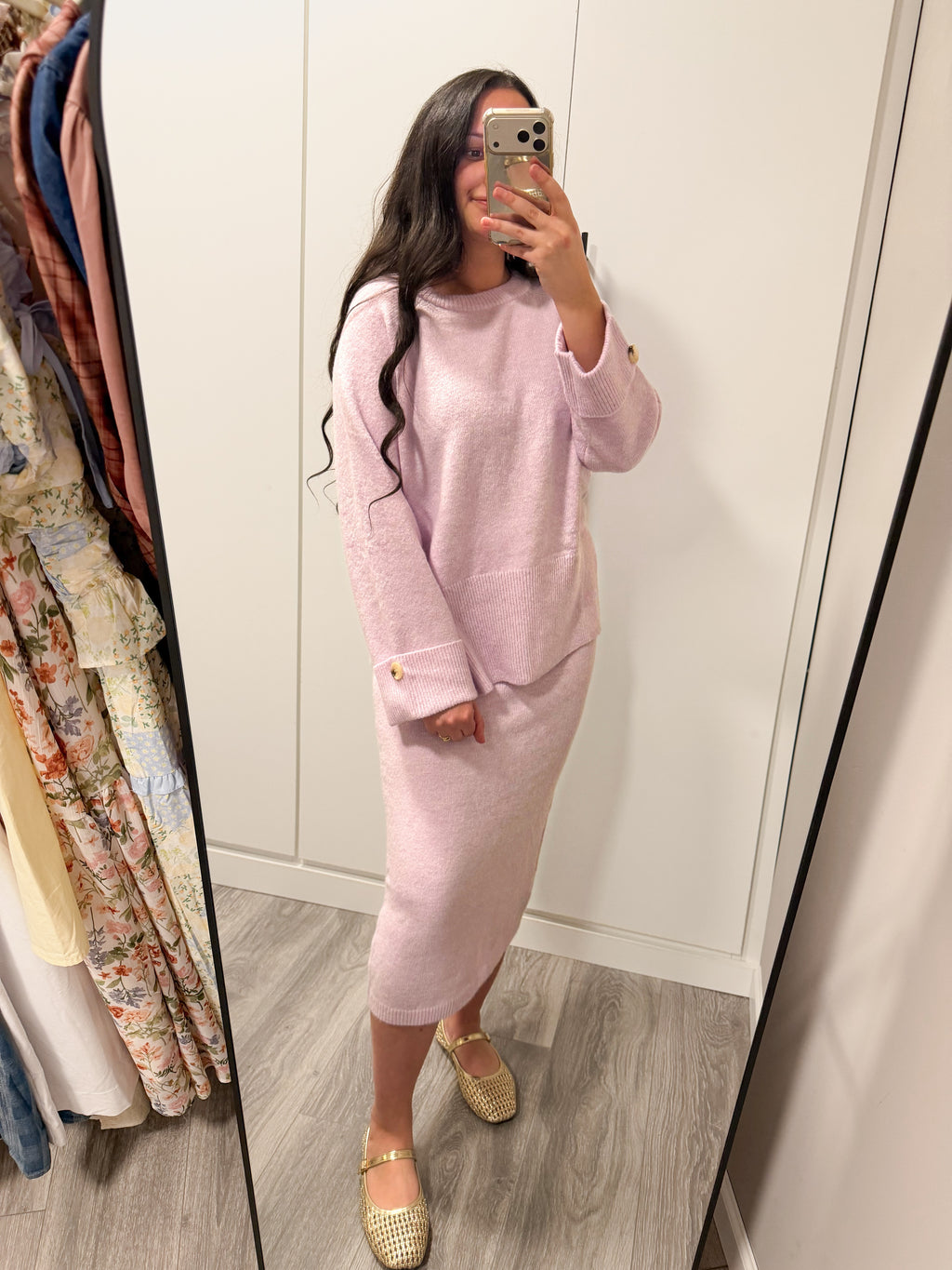 Lila Lavendar Sweater Set