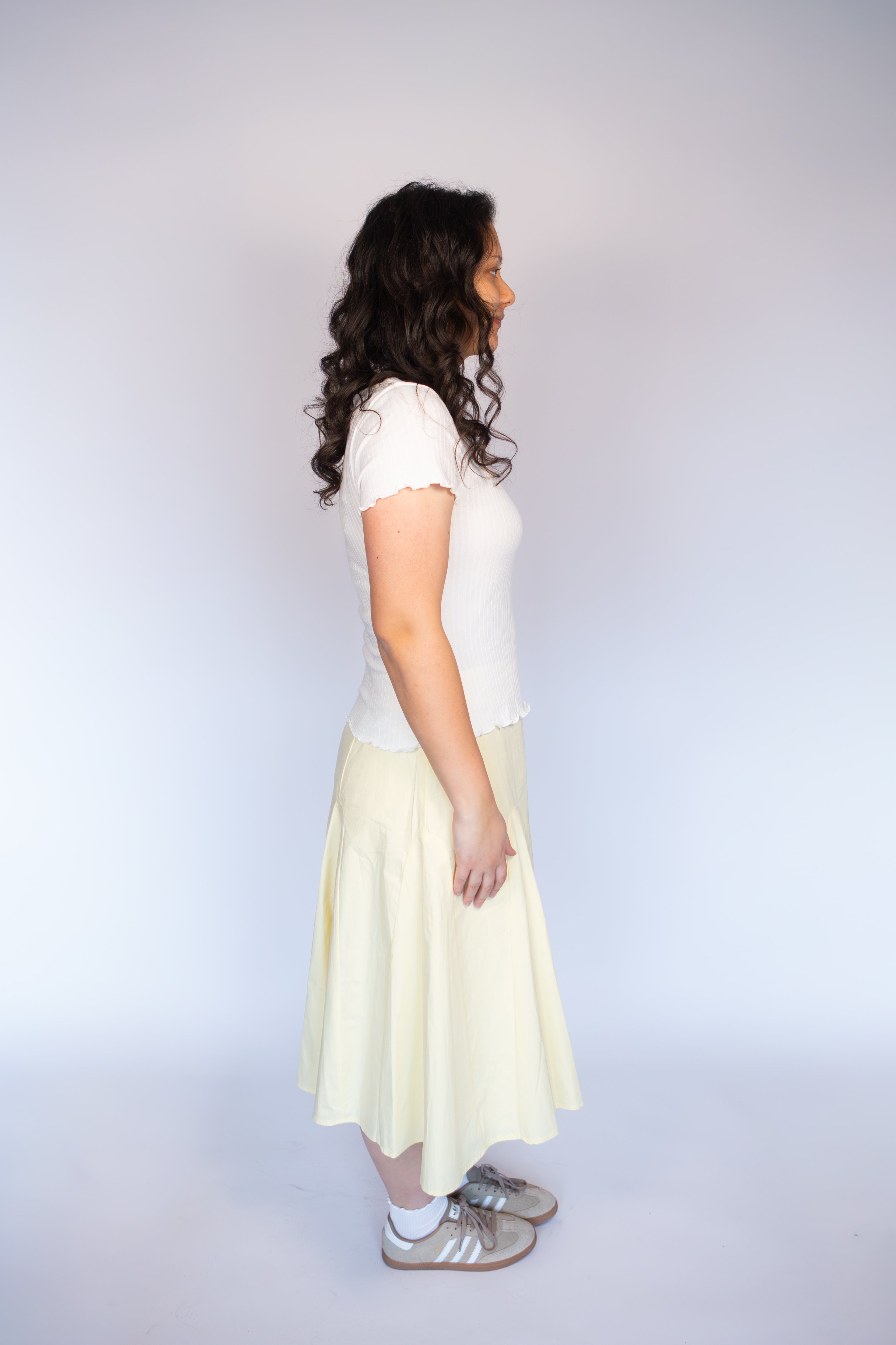 Harlow Butter Pleated Skirt