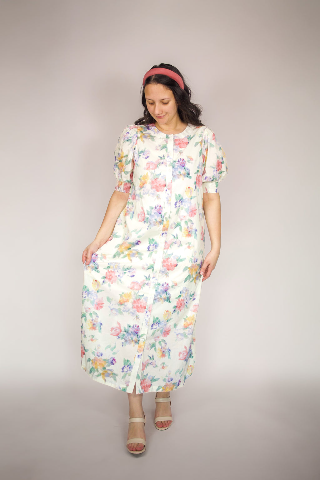 Nyla Pastel Floral Dress - RESTOCKED!