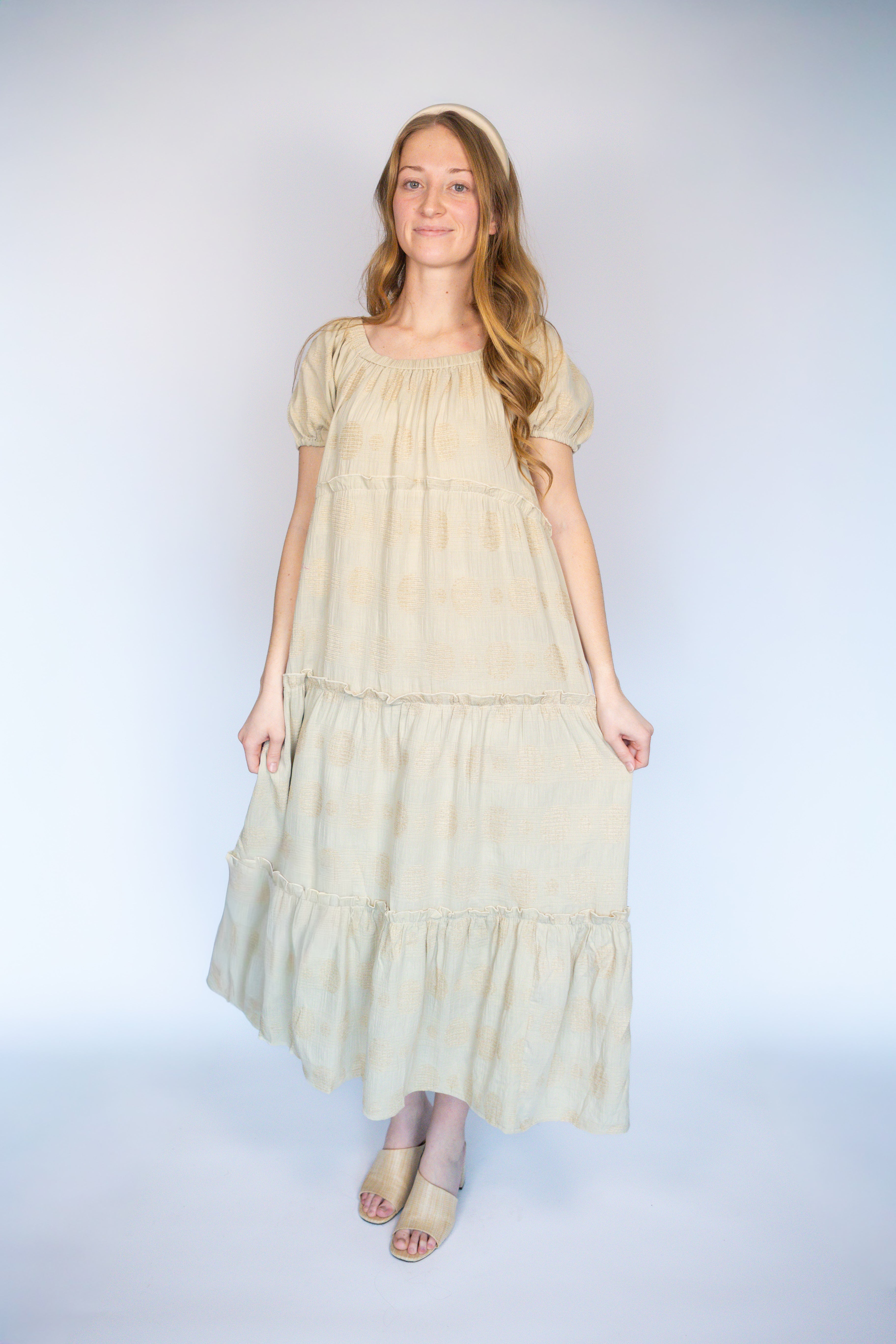 Jane Ruffle Tiered Maxi Dress