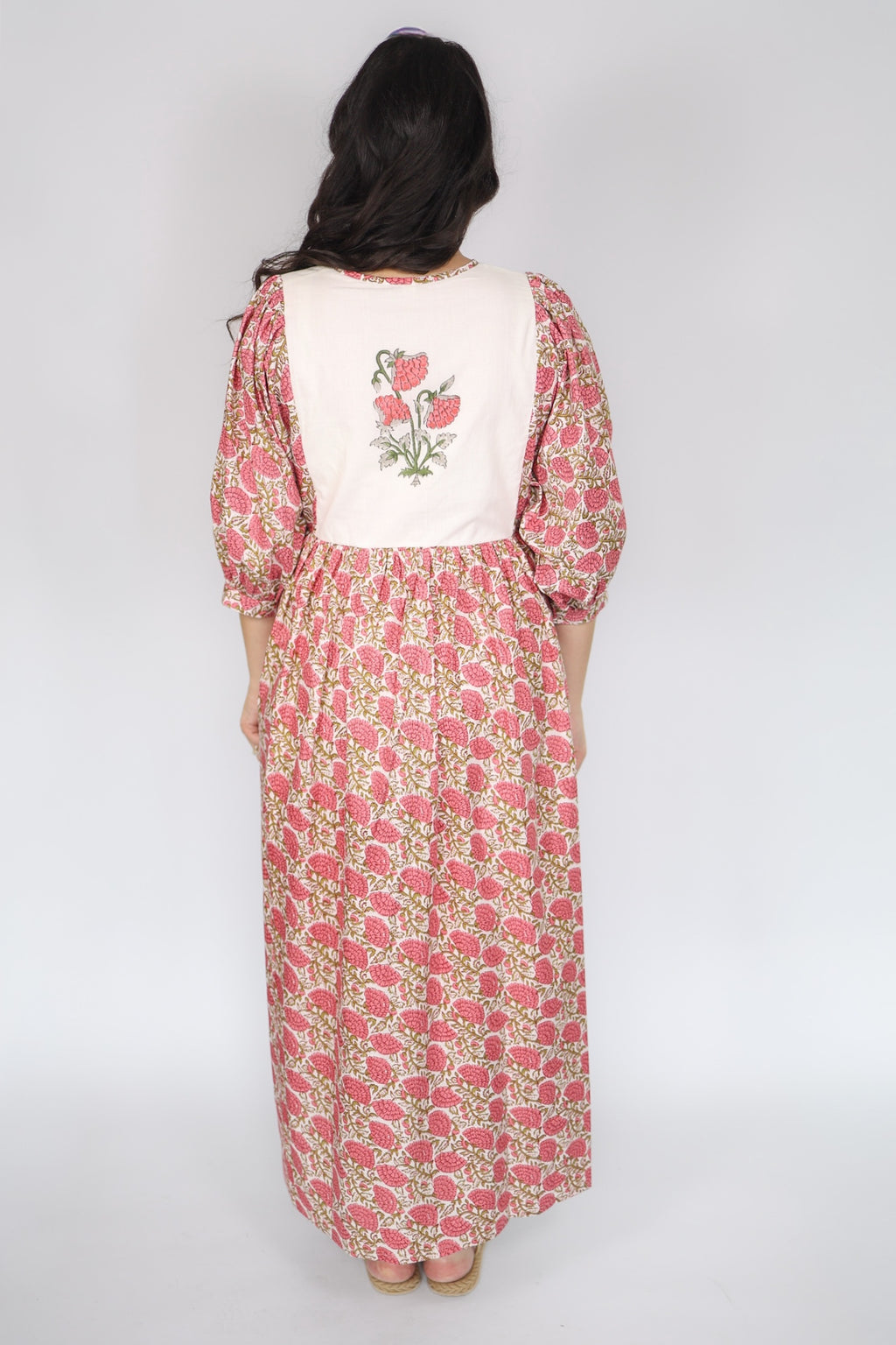 Avani Dress in Pink Floral