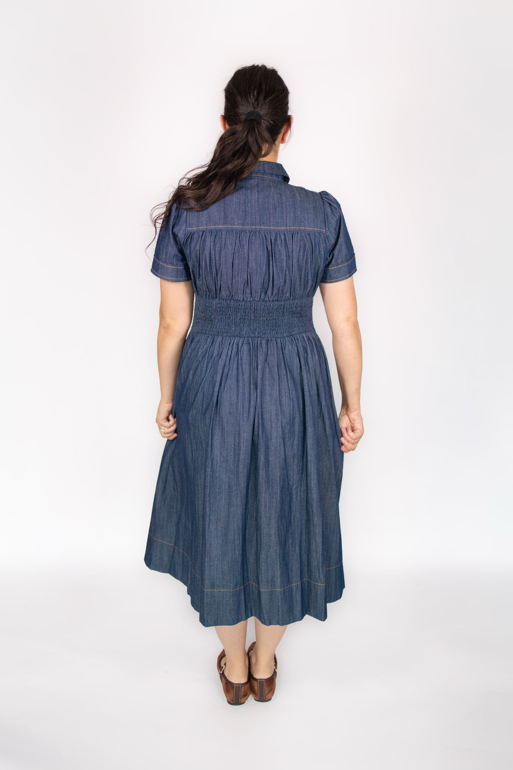 Hattie Corset Denim Dress