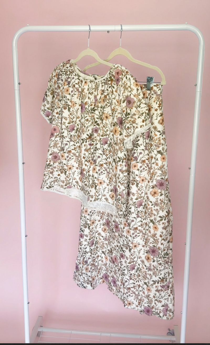 Morgan Floral Gauze Maxi Set