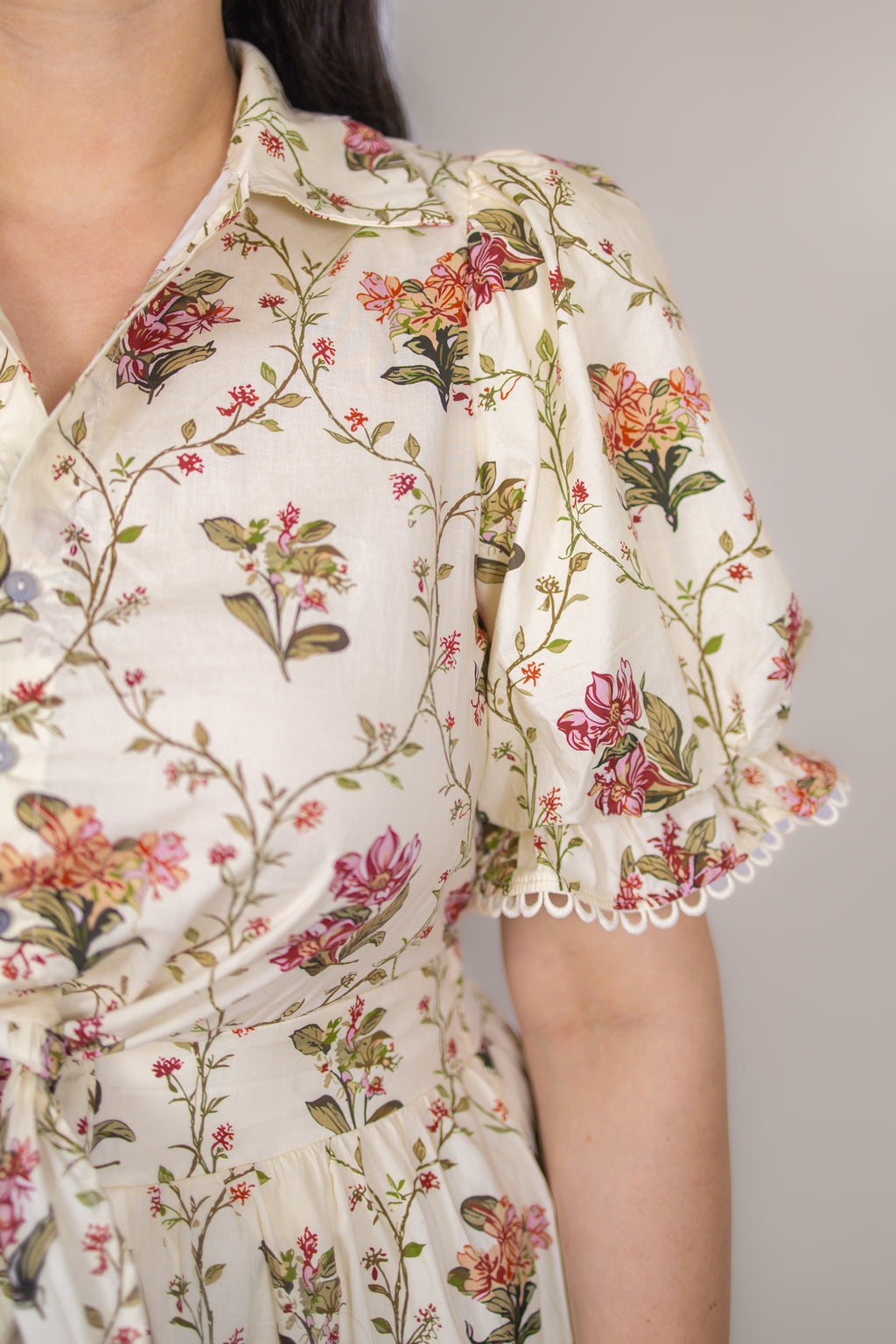 Elodie Floral Midi Dress