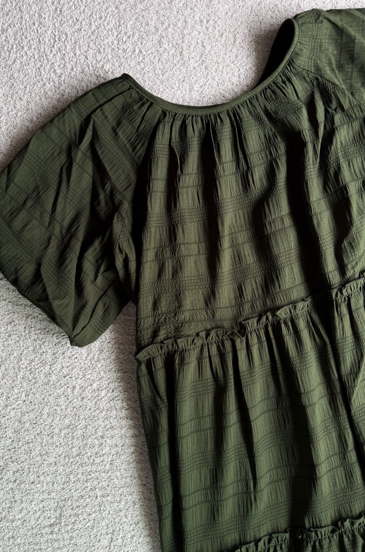 Serena Midi Dress in Olive