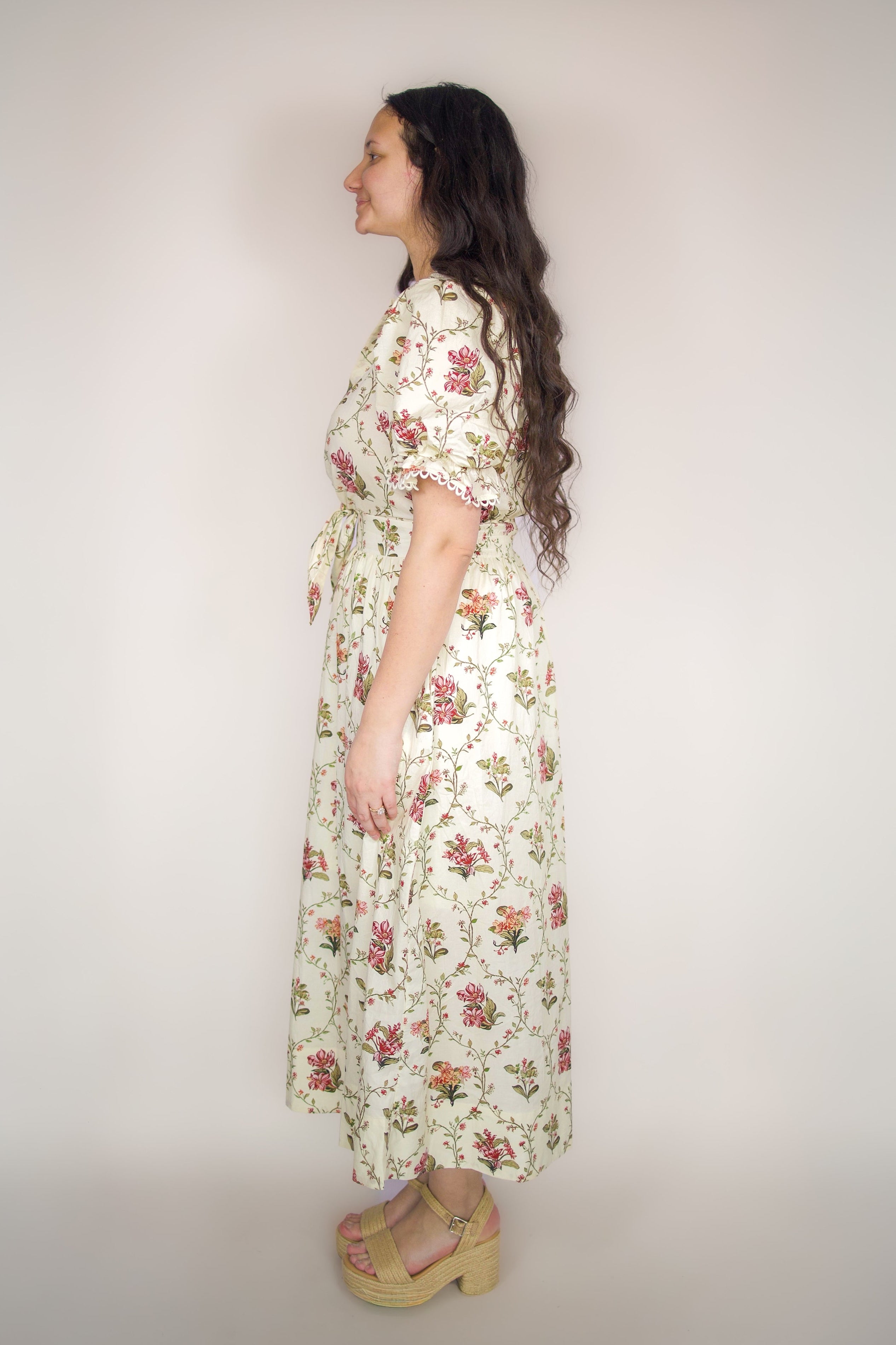 Elodie Floral Midi Dress