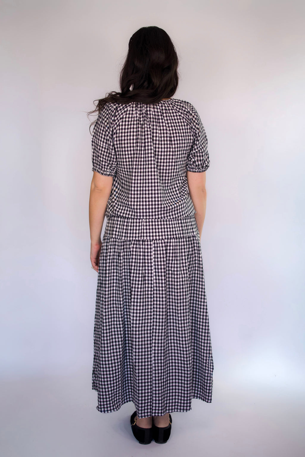 Mollie Gingham Skirt Set