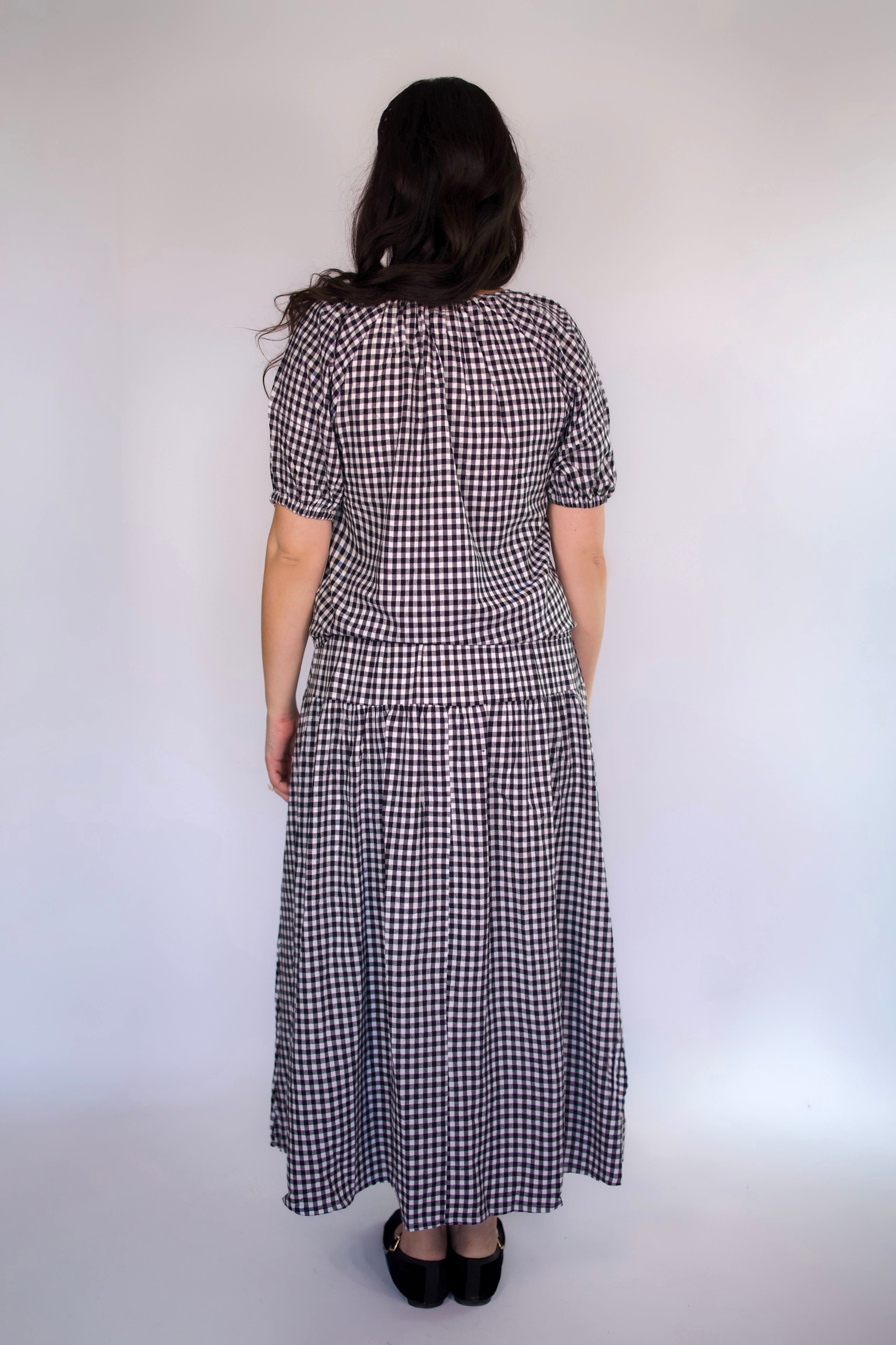 Mollie Gingham Skirt Set