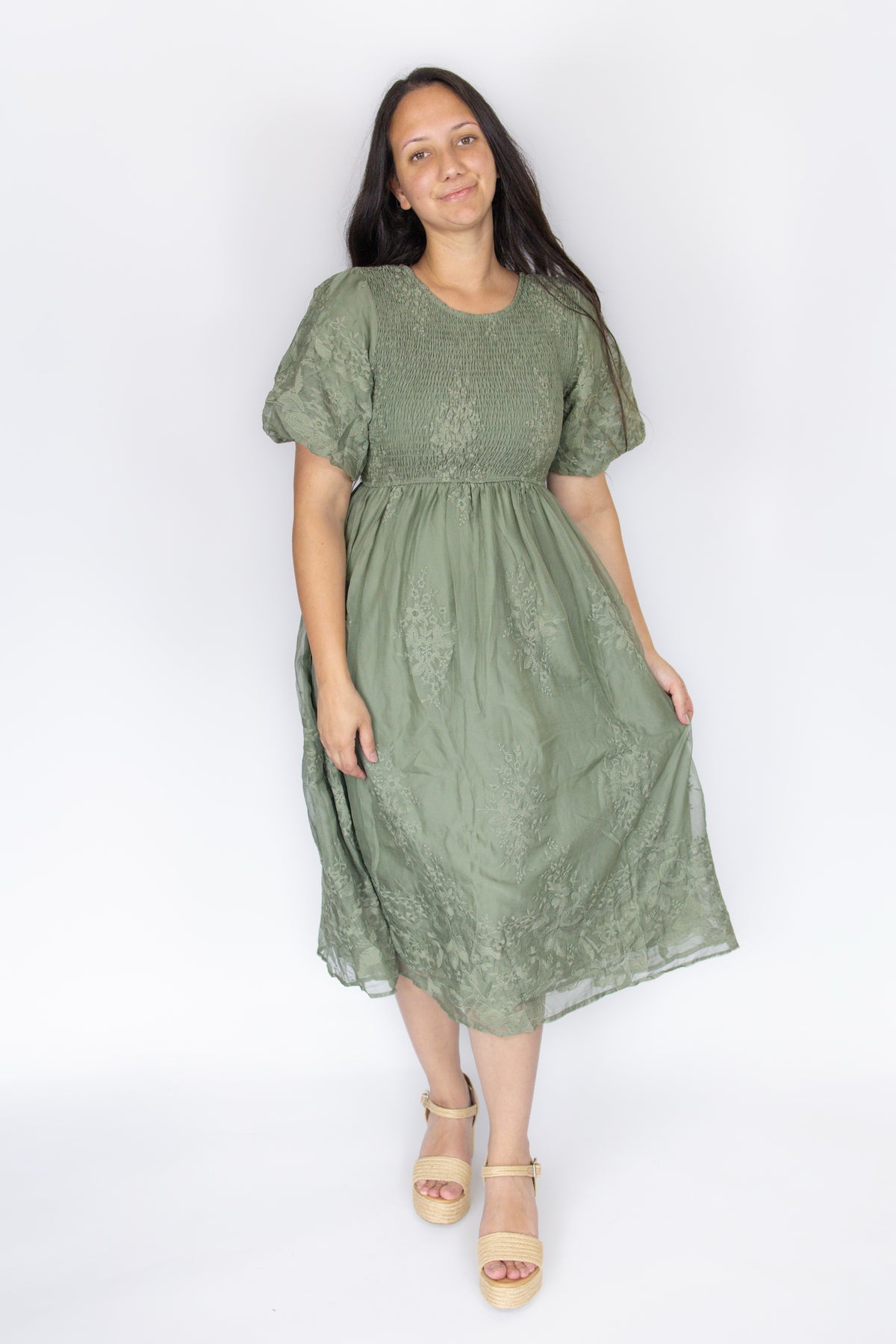 Ivy Floral Lace Dress