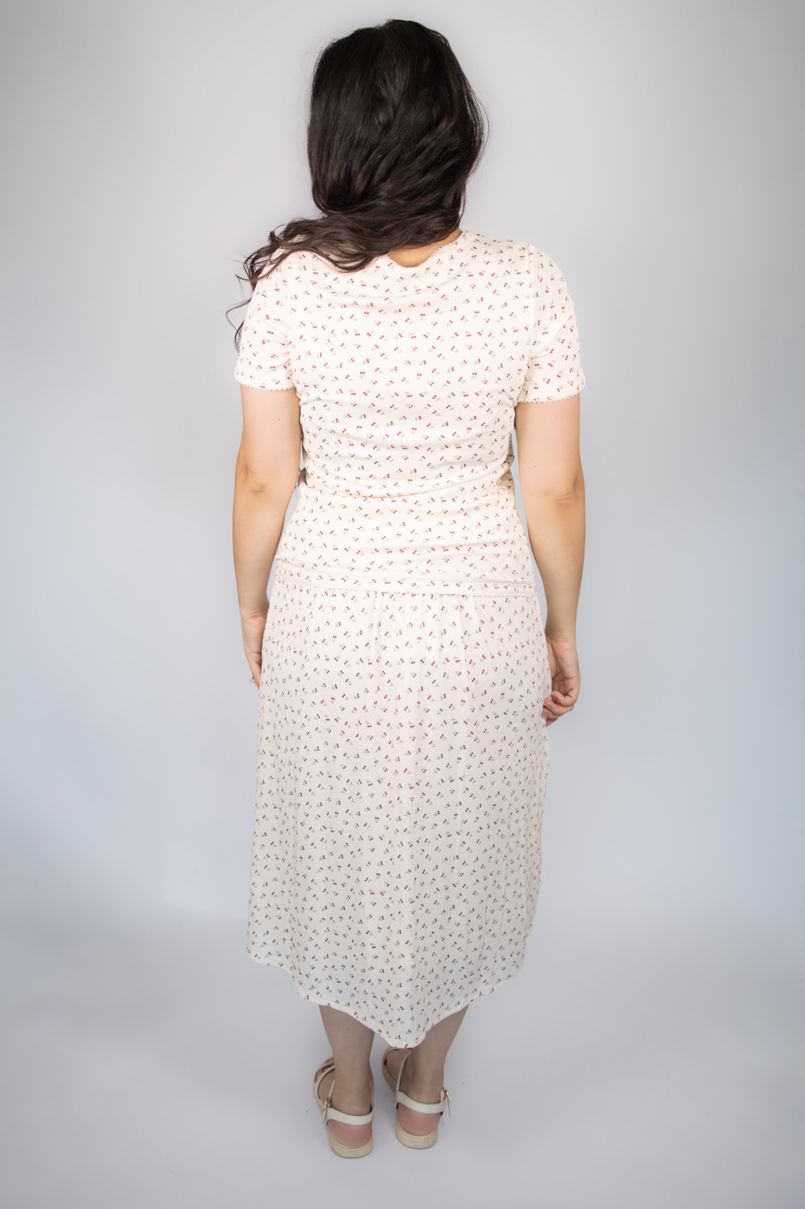 Piper Cherry Ribbed Set