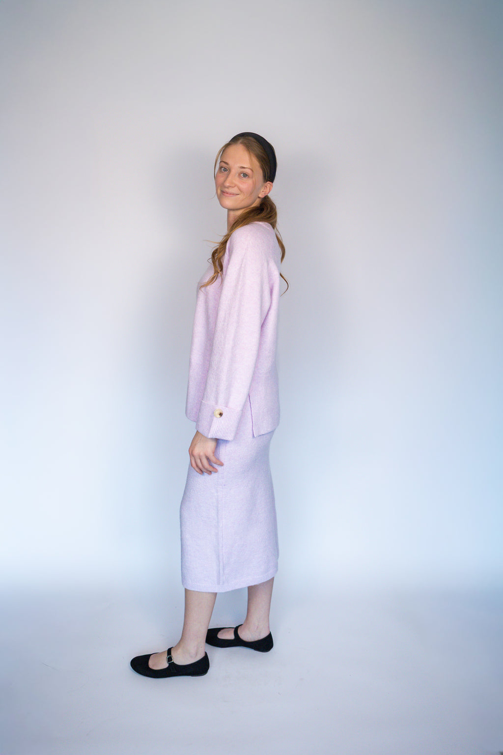 Lila Lavendar Sweater Set