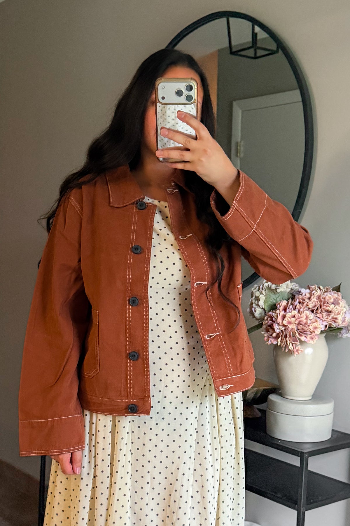 Ginger Denim Barn Jacket