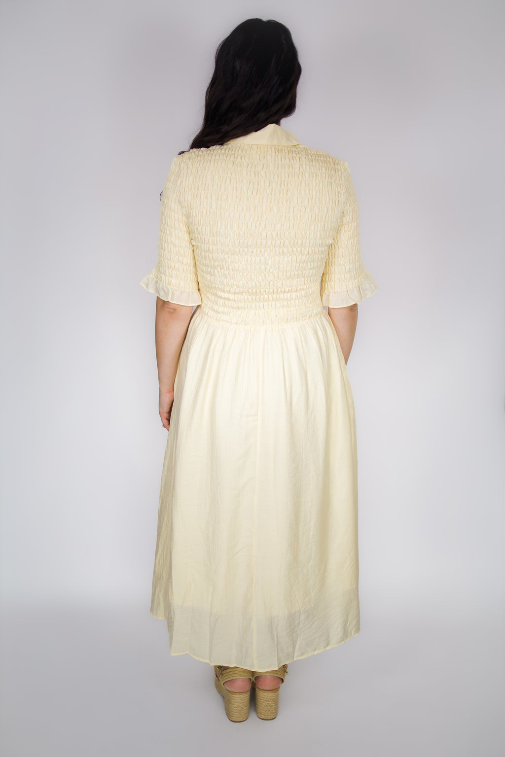 Sunny Smocked Midi Dress