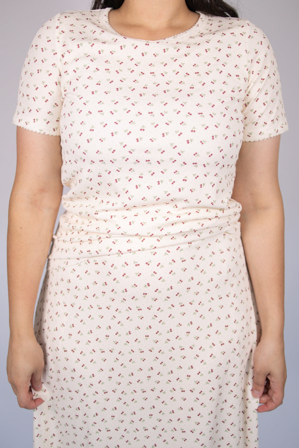 Piper Cherry Ribbed Set