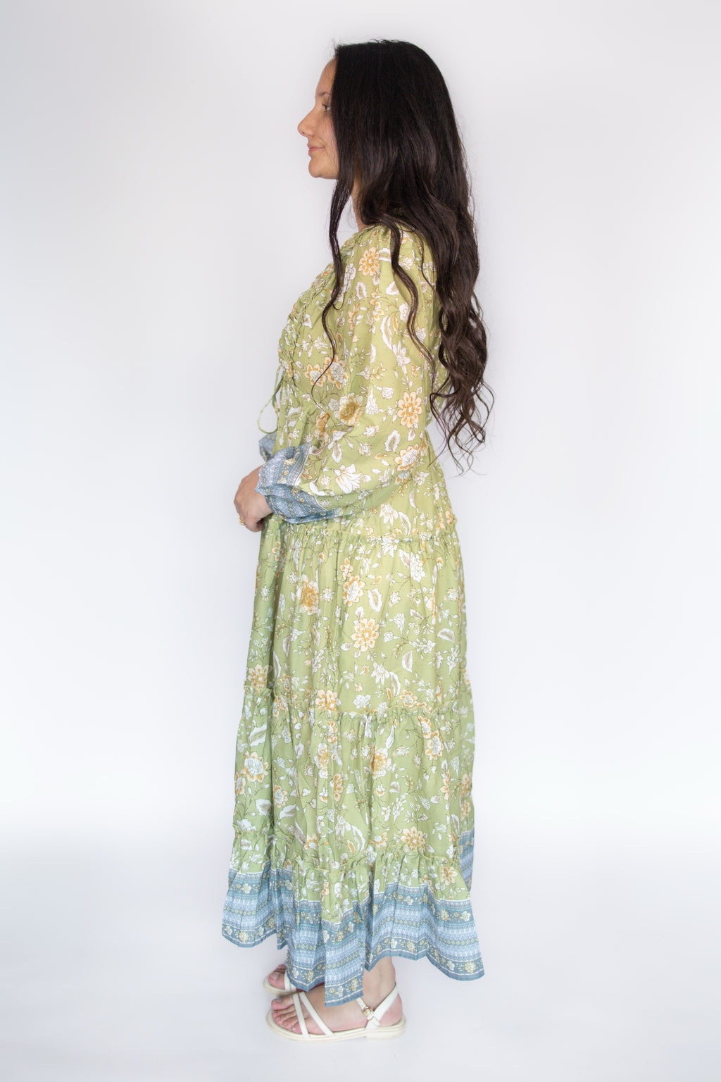 Vera Tiered Midi Dress