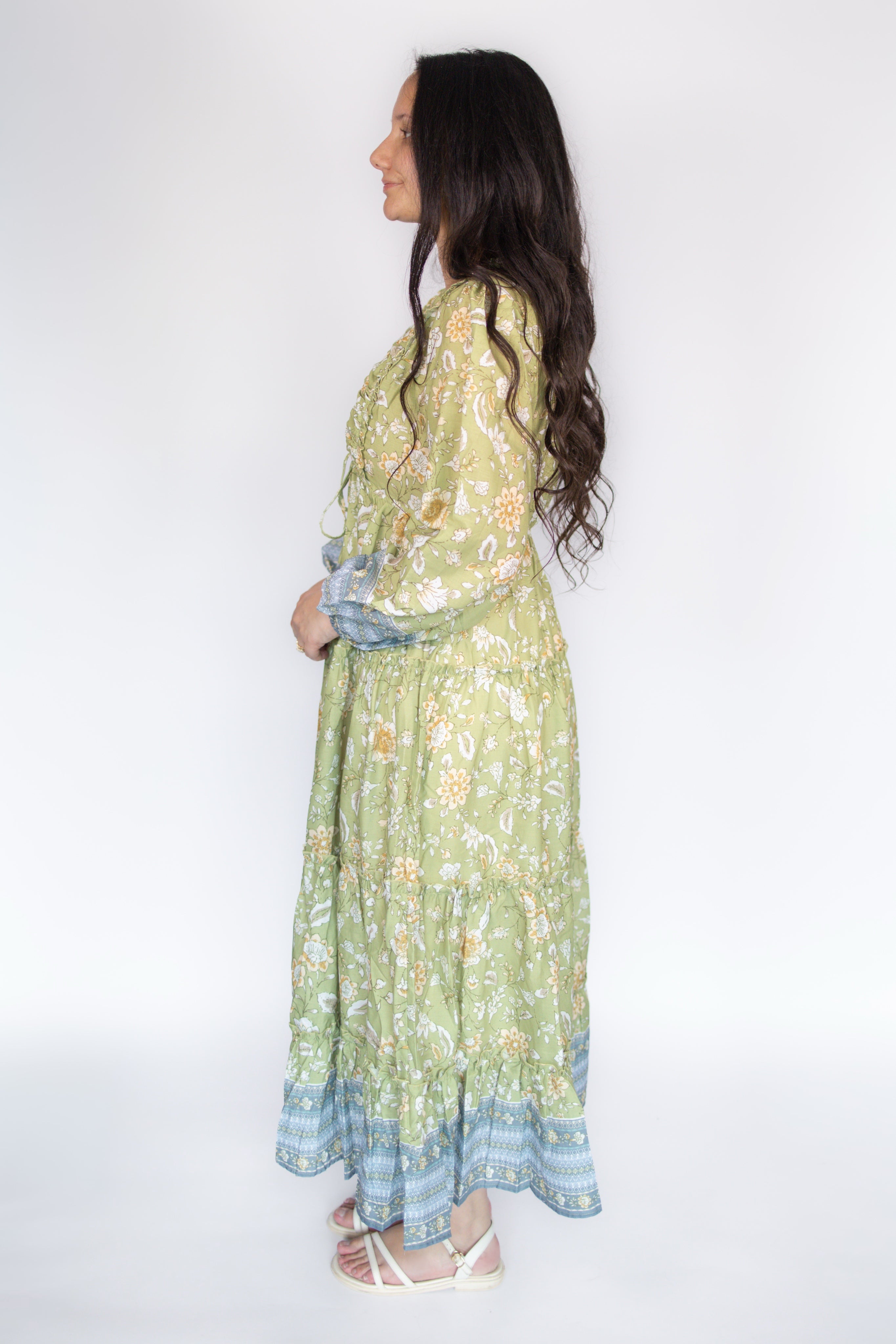Vera Tiered Midi Dress