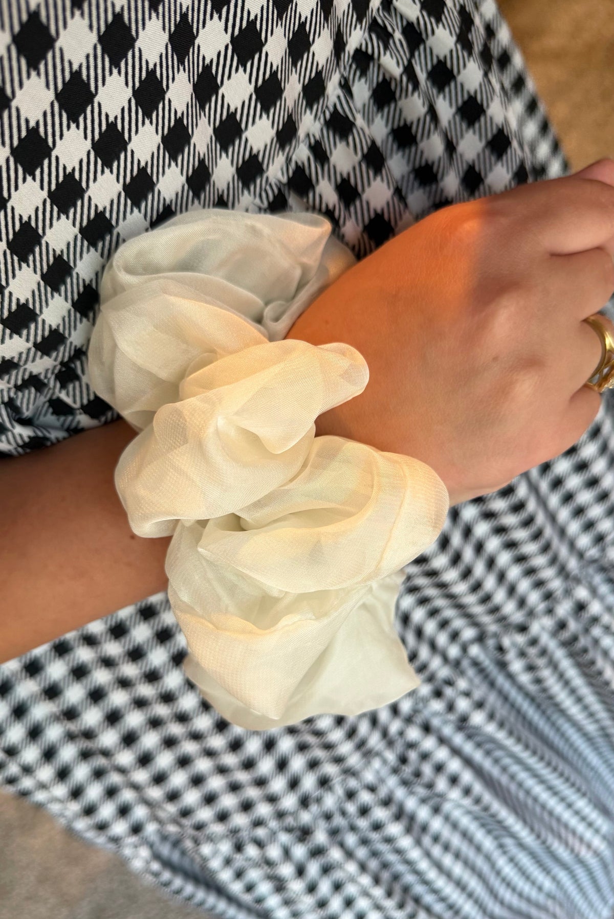 Jumbo Chiffon Hair Scrunchie