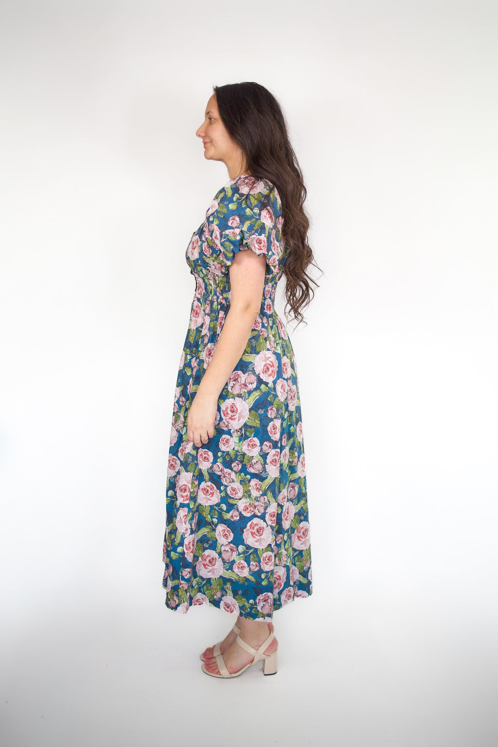 Rosemary Floral Puff Sleeve Dress