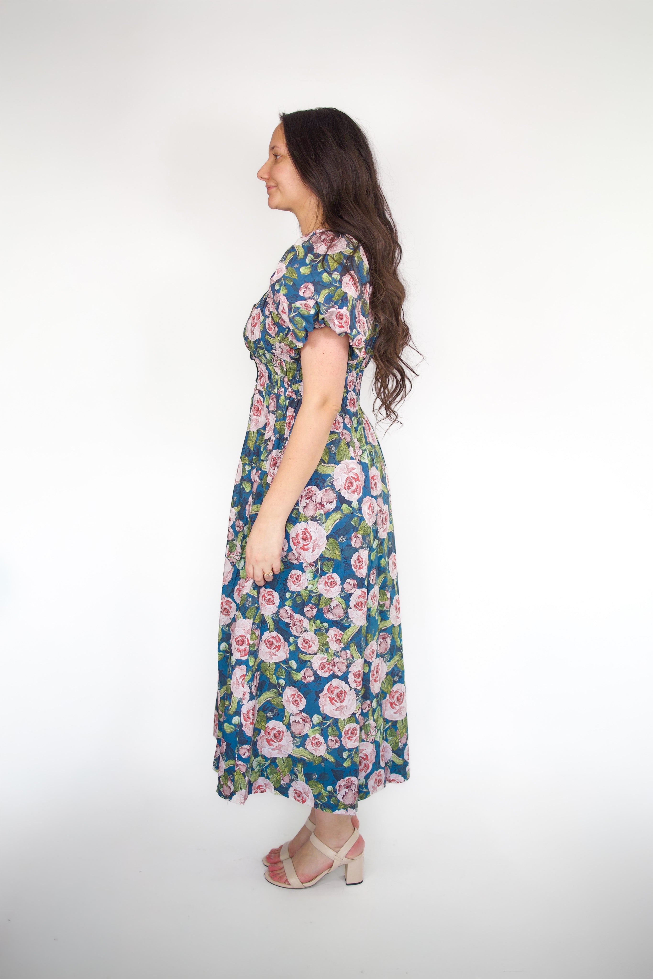 Rosemary Floral Puff Sleeve Dress