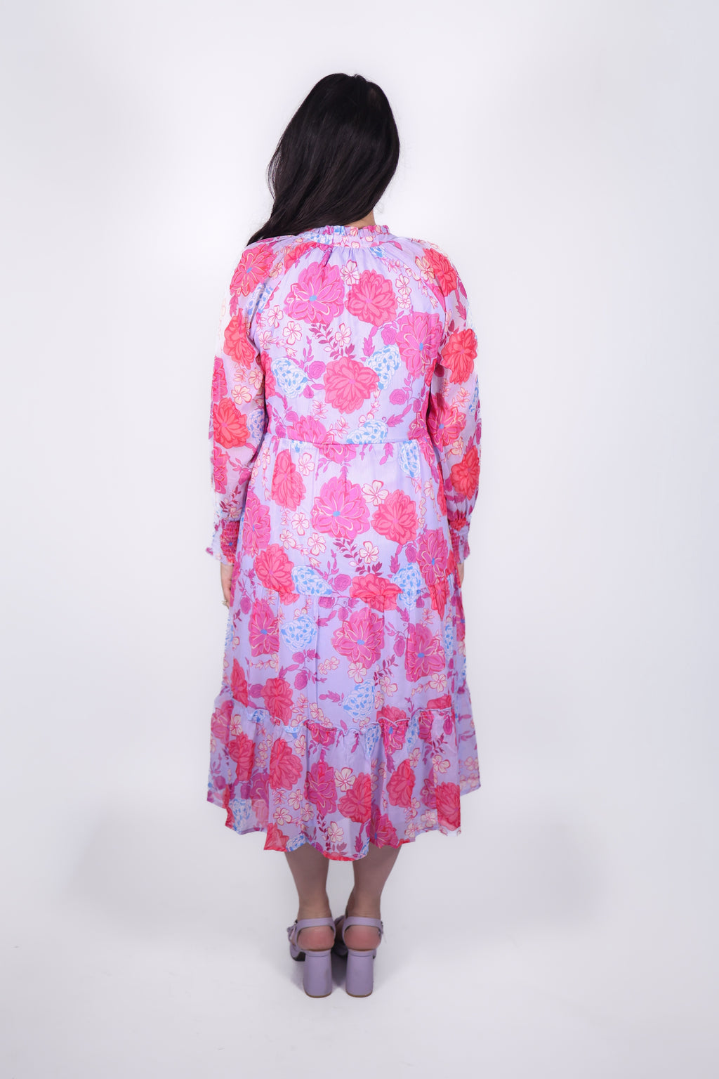 Raya Floral Midi Dress
