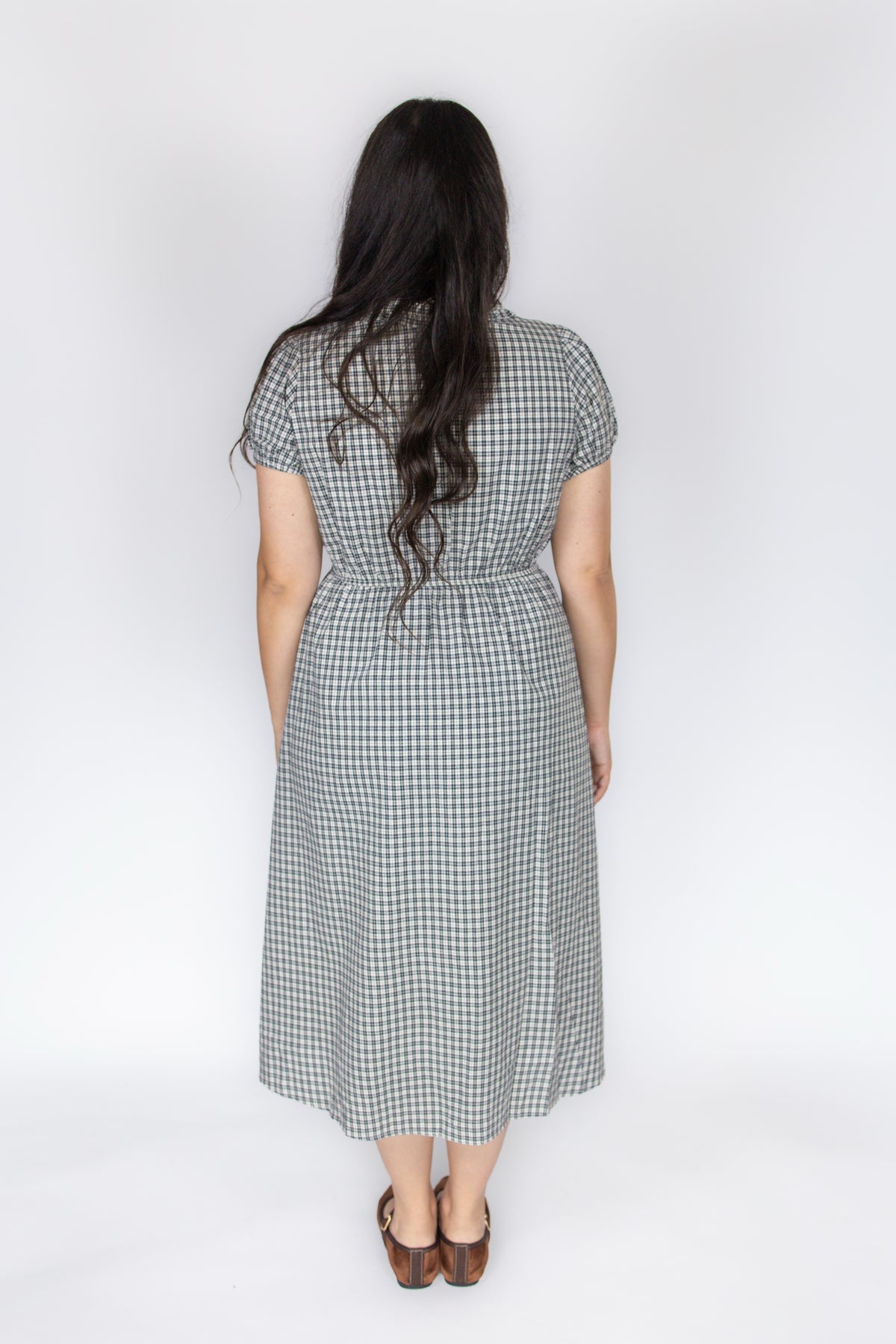Lottie Collared Plaid Dress