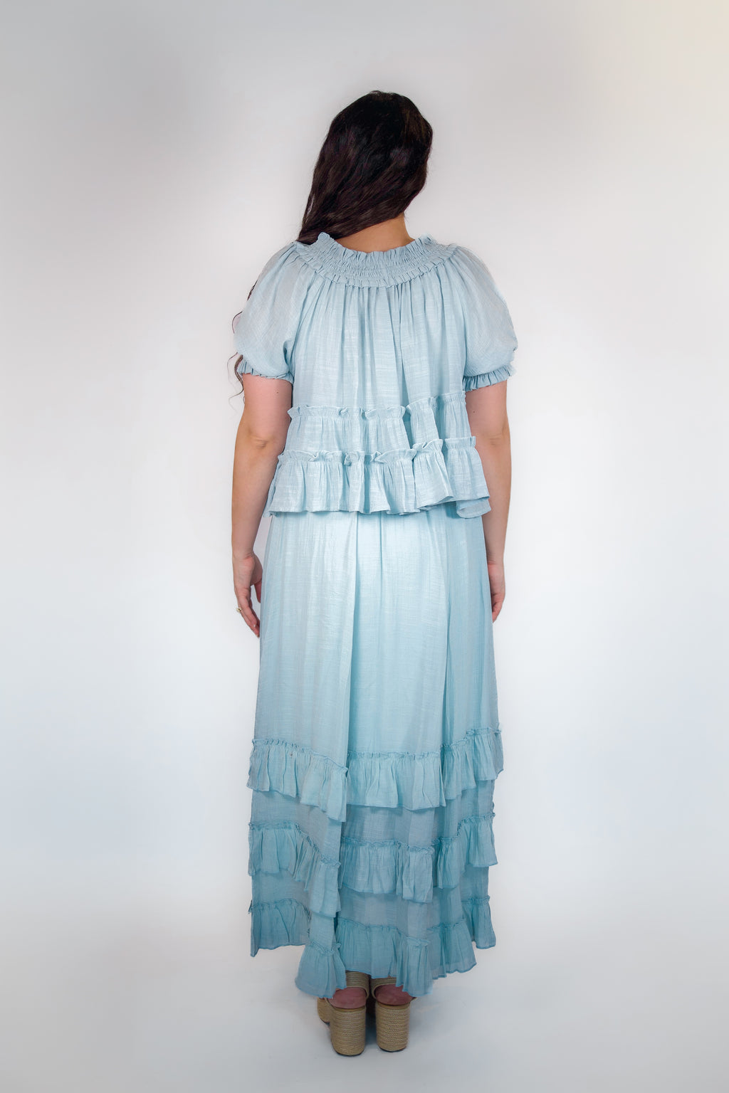 Conjunto largo de volantes Brielle