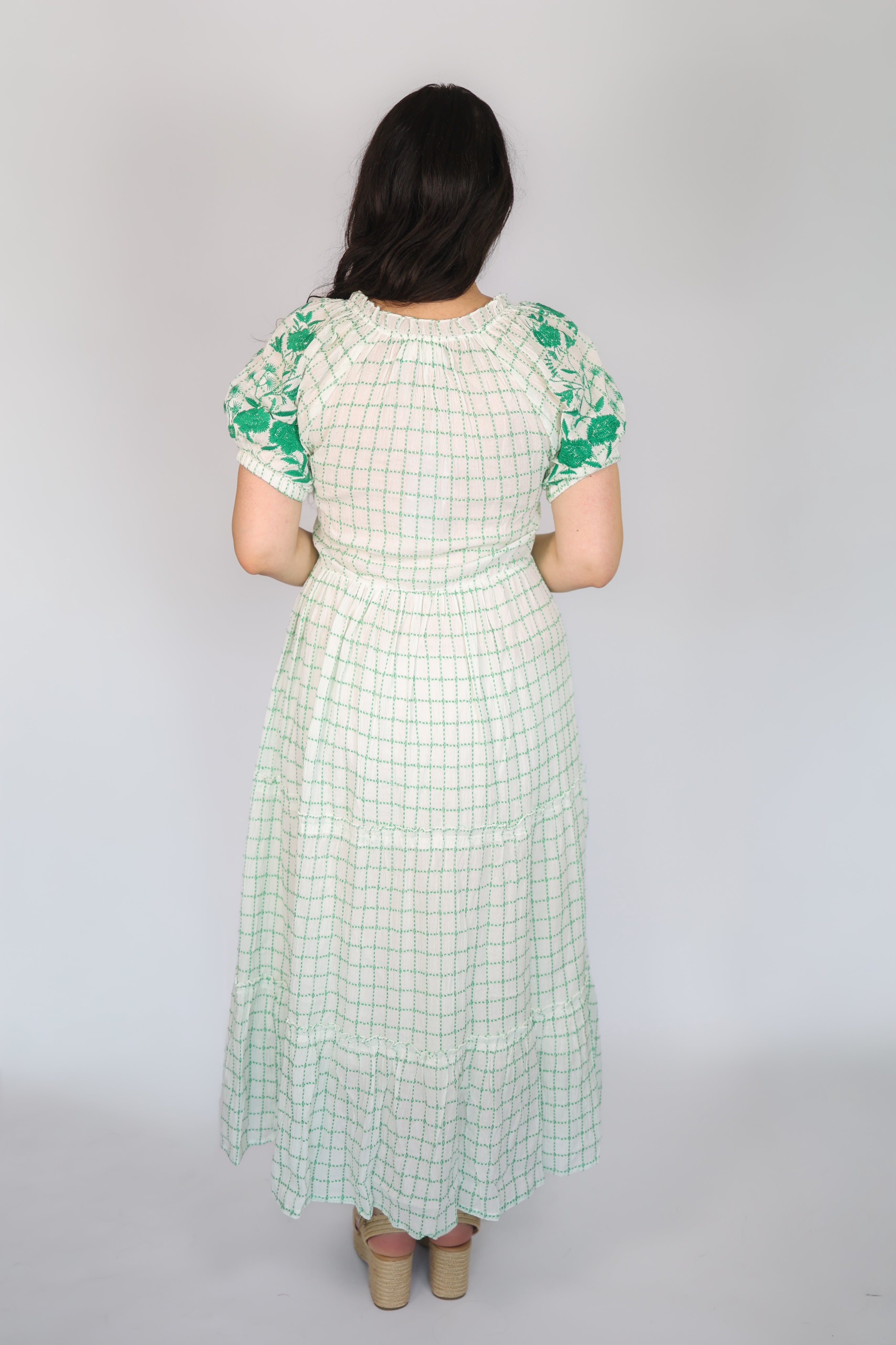 Kelli Embroidered Maxi Dress