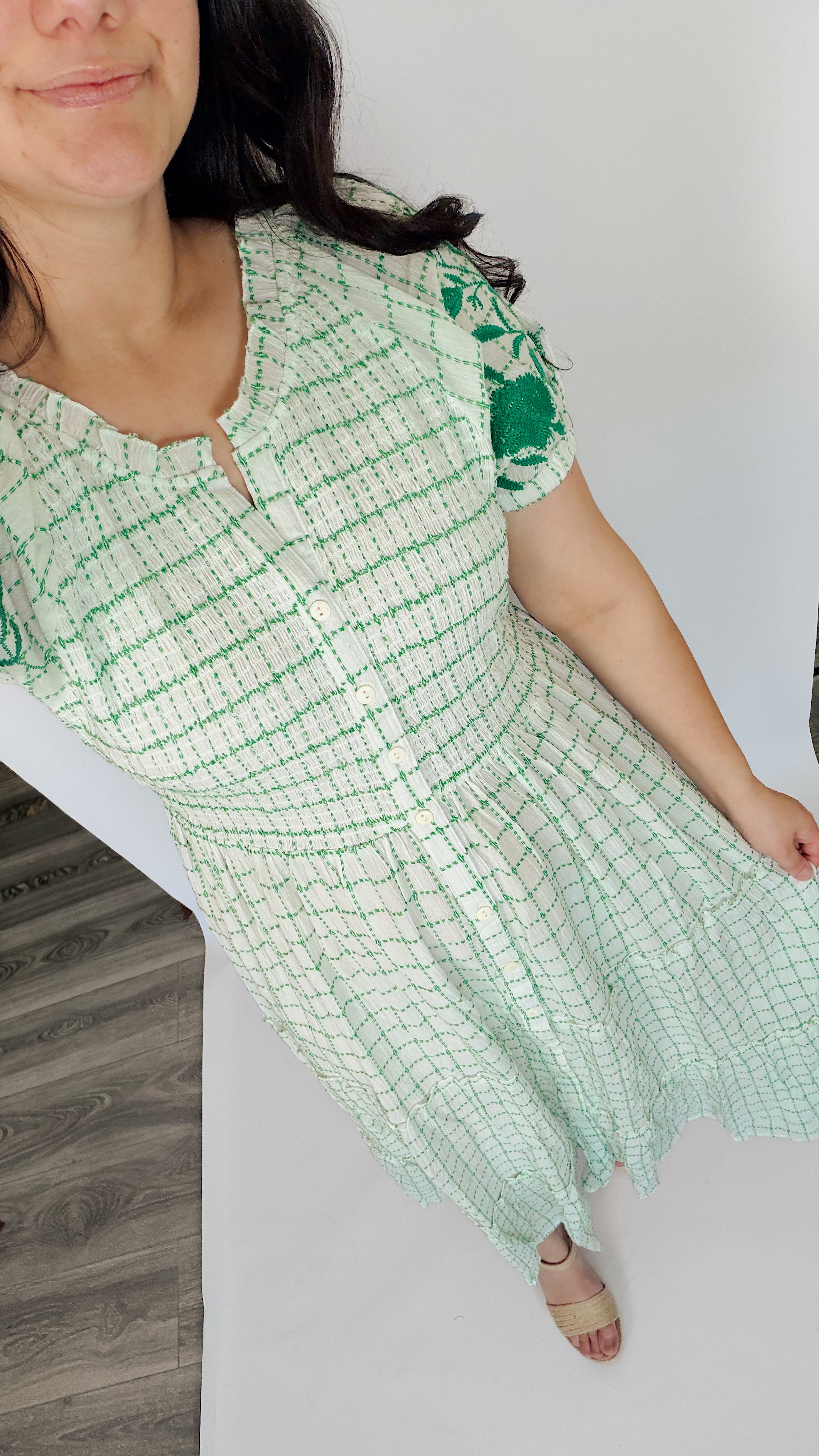 Kelli Embroidered Maxi Dress